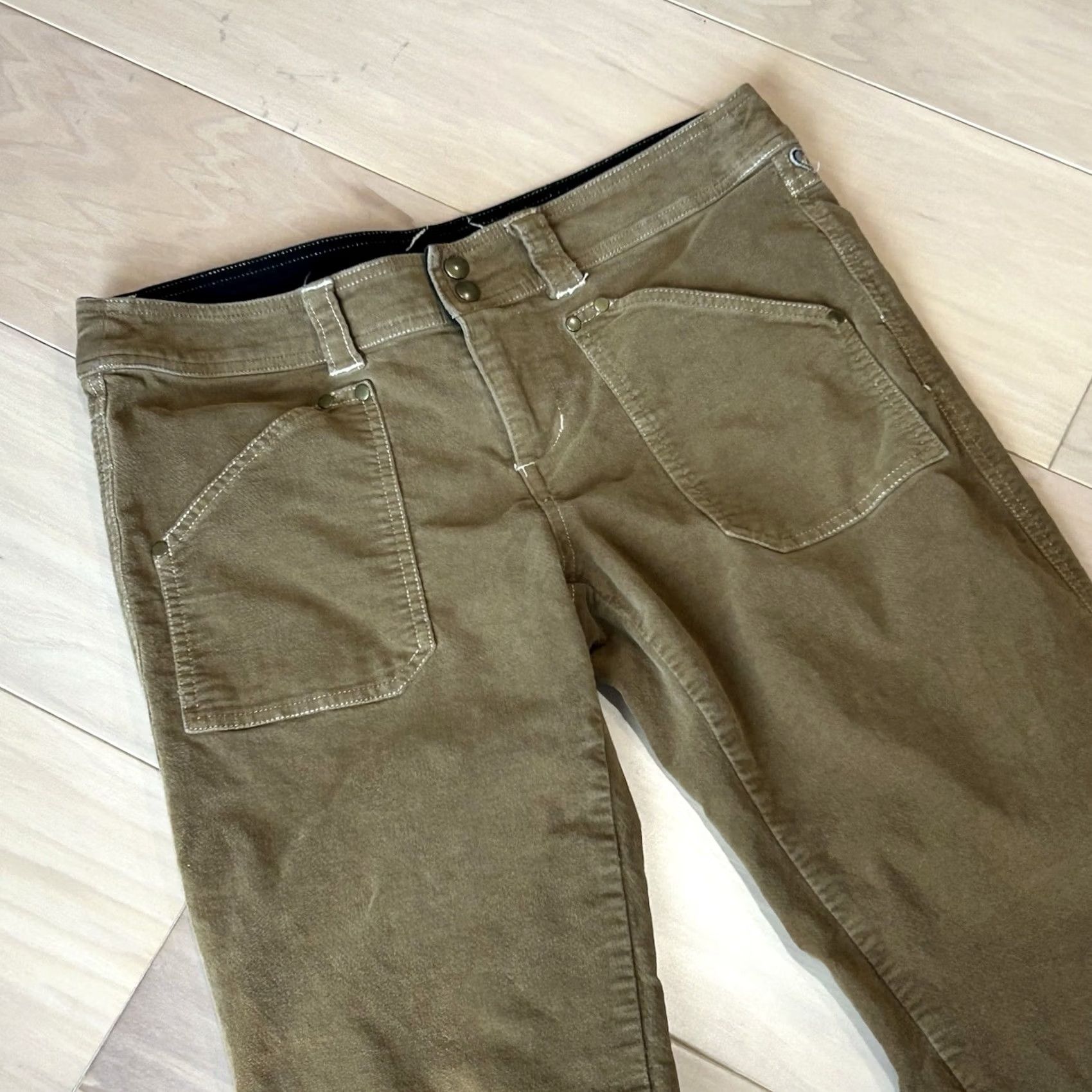 Velour Kuhl Utilty Velour Pant Brown Trousers Distressed Women’s 10 Casual Pants Regular Brown 32x30 Women Size 32" / US 10 / IT 46 - 3 Thumbnail