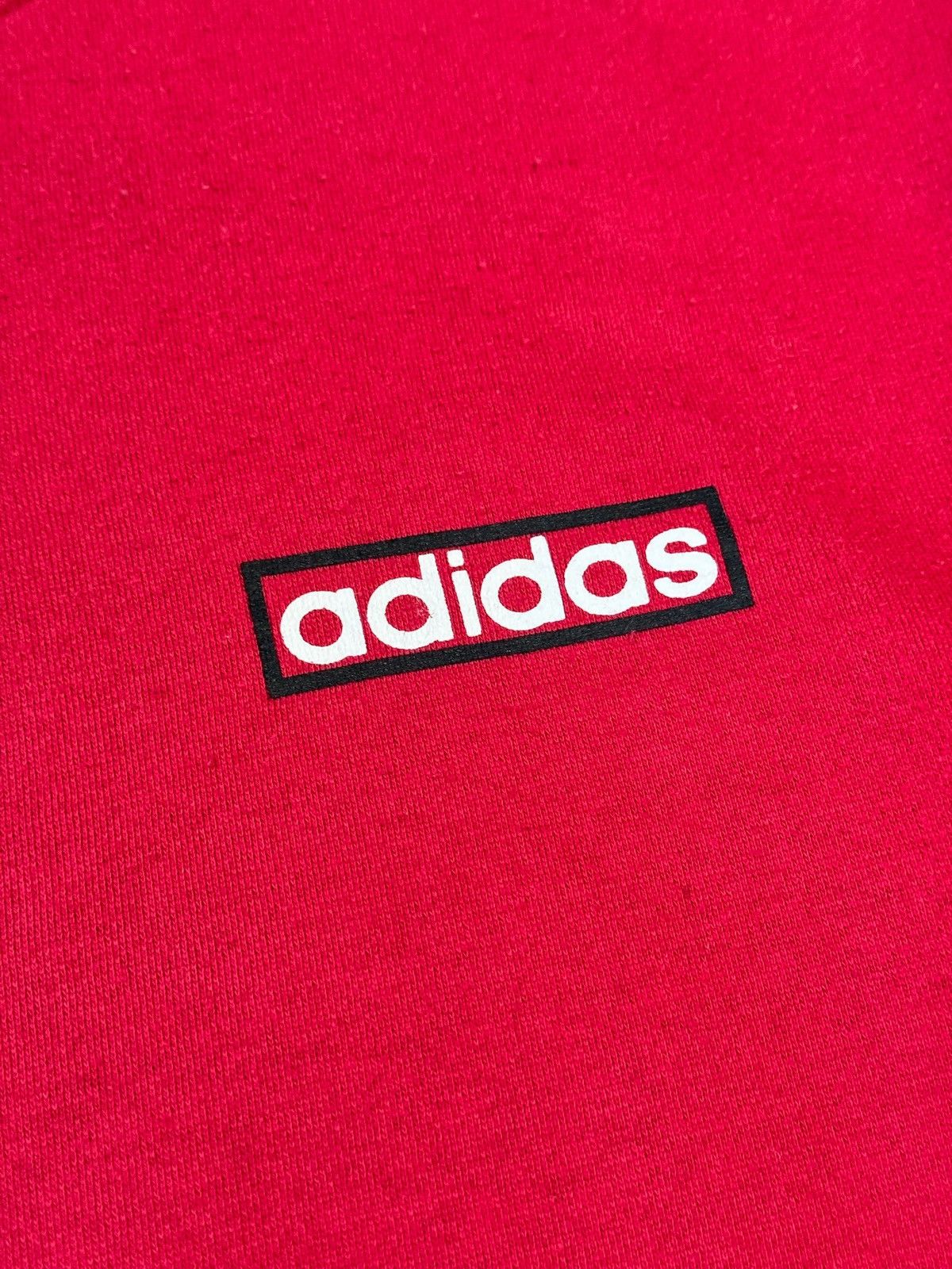 Adidas × Vintage Vintage Adidas Sweatshirt Three Stripes Big Logo Baggy 90s Size US M / EU 48-50 / 2 - 7 Thumbnail
