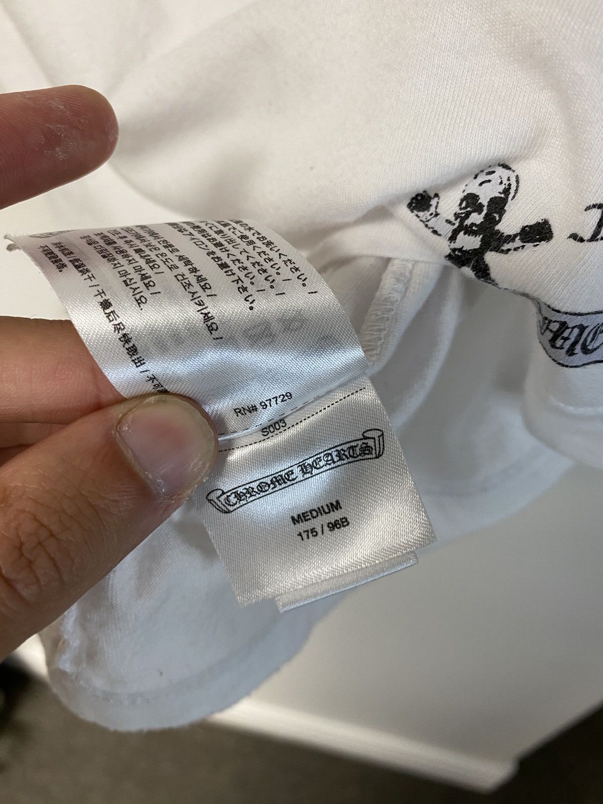 Chrome Hearts Chrome Hearts foti tee Size US M / EU 48-50 / 2 - 12 Thumbnail