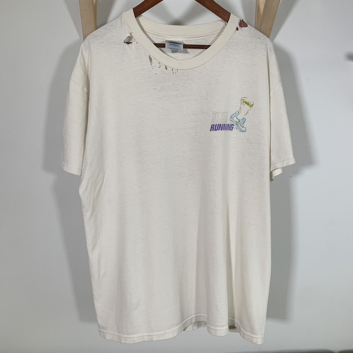 Vintage Vintage 90s Windows 95 Norton Antivirus Distressed T Shirt Size US XL / EU 56 / 4 - 1 Thumbnail