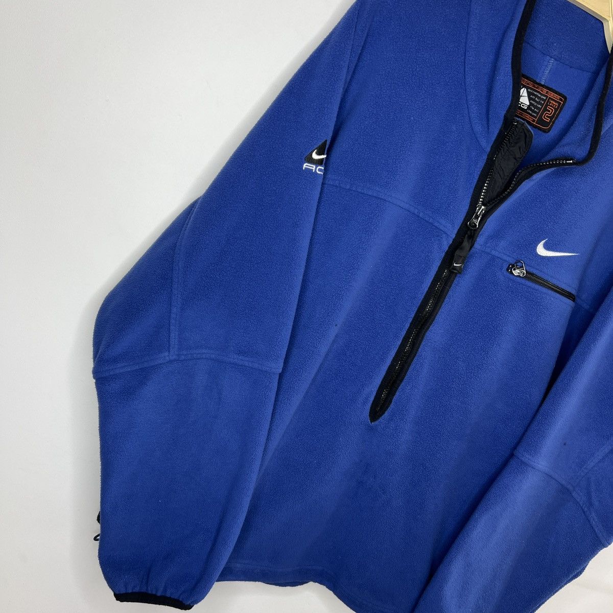 Nike × Nike ACG × Vintage Vintage Nike ACG Fleece Sherpa Zip-Up Sweatshirt Jacket RARE Size US XL / EU 56 / 4 - 3 Thumbnail