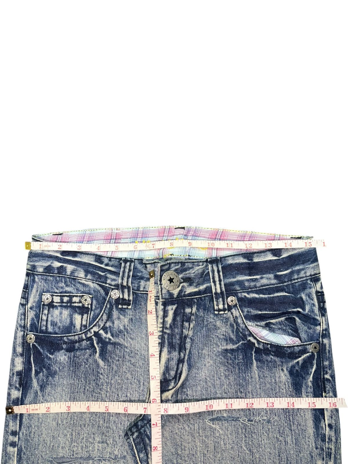 Ksubi Vintage Japanese Brand Bleached Wash Distressed Jeans Size 30" / US 8 / IT 44 - 6 Thumbnail