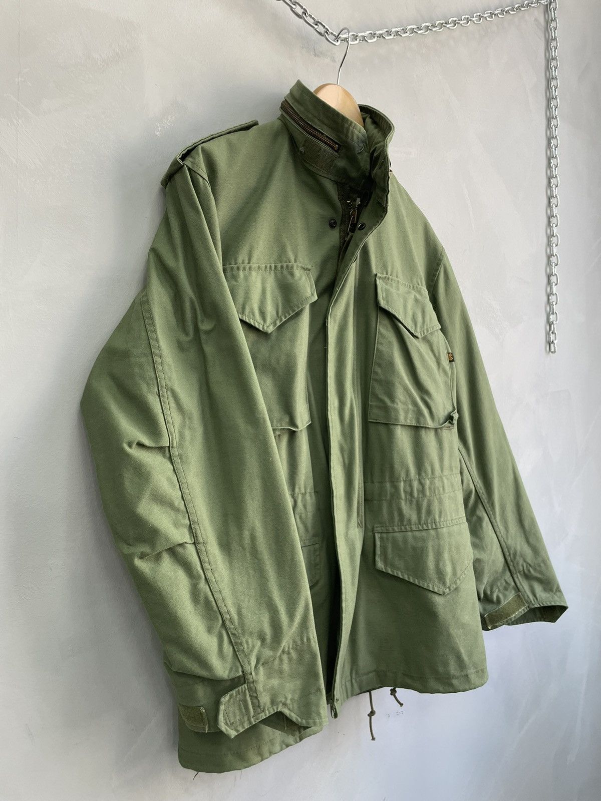 Alpha Industries Vintage 90s Army military Alpha Industries jacket parkas Size US S / EU 44-46 / 1 - 5 Thumbnail