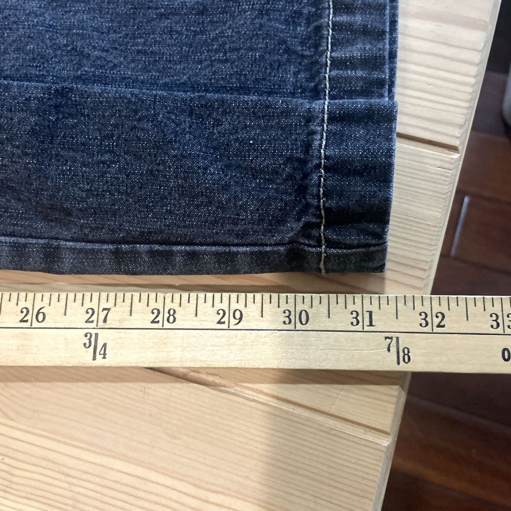 Rocawear VINTAGE Rocawear Jeans Men's 38x34 Black Carpenter 5-Pocket Denim Wide-Leg 90s Grunge Logo Jeans Mens Size US 38 / EU 54 - 4 Thumbnail