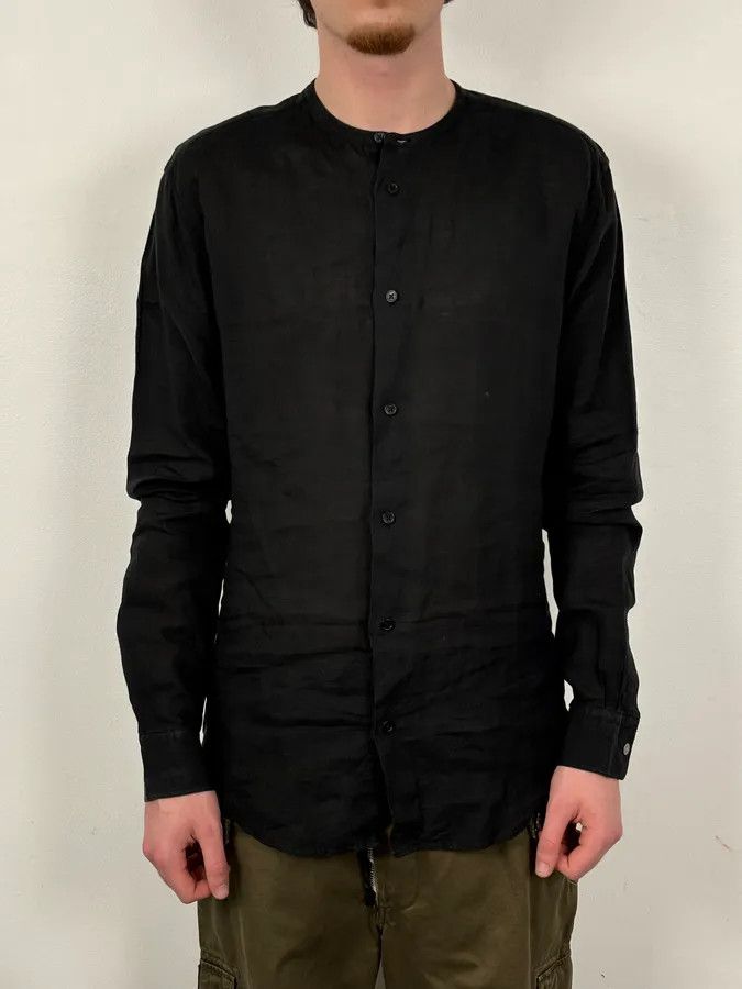 Hermes Hermès Black Linen Shirt Size US M / EU 48-50 / 2 - 2 Thumbnail