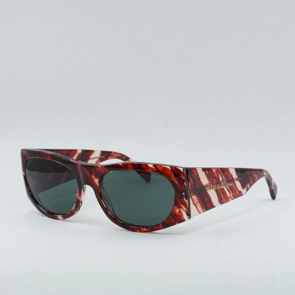 Celine 🕶️ New Celine CL40029I 54N Sunglasses - Red Havana Frame Size ONE SIZE - 1 Thumbnail