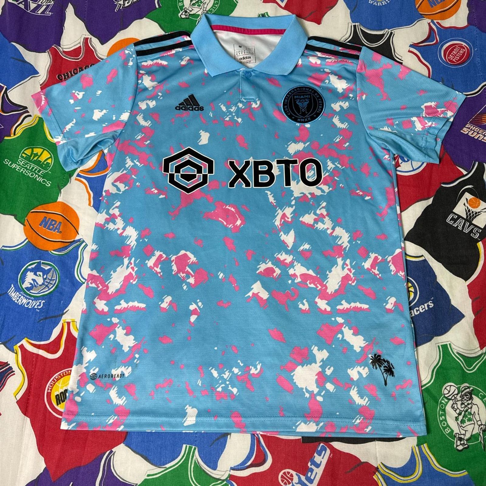 Adidas Adidas Miami Club Internacional Soccer Jersey Mens Sz M Size US M / EU 48-50 / 2 - 1 Thumbnail