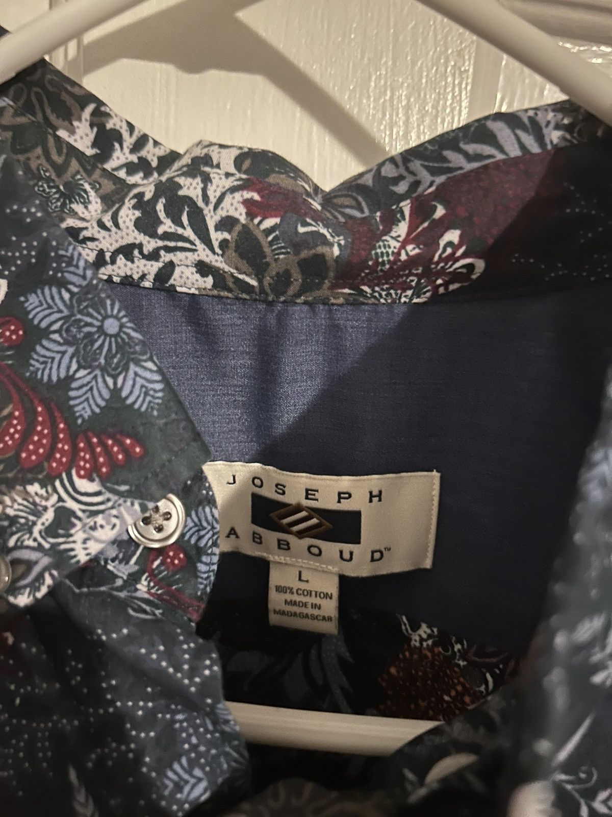 Joseph Abboud Joseph Abboud floral/paisley button down Size US L / EU 52-54 / 3 - 3 Thumbnail