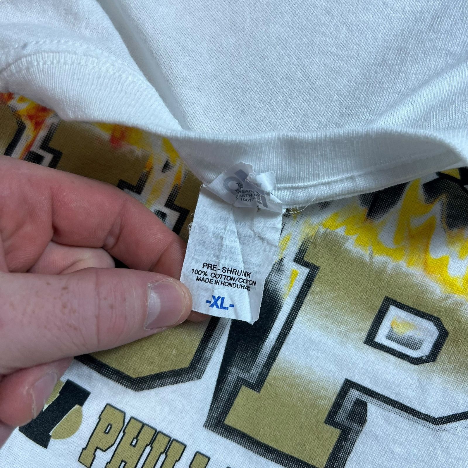 Anvil × NHL Y2K The Keystone State Cup Pittsburgh Philadelphia tee Size US XL / EU 56 / 4 - 6 Thumbnail