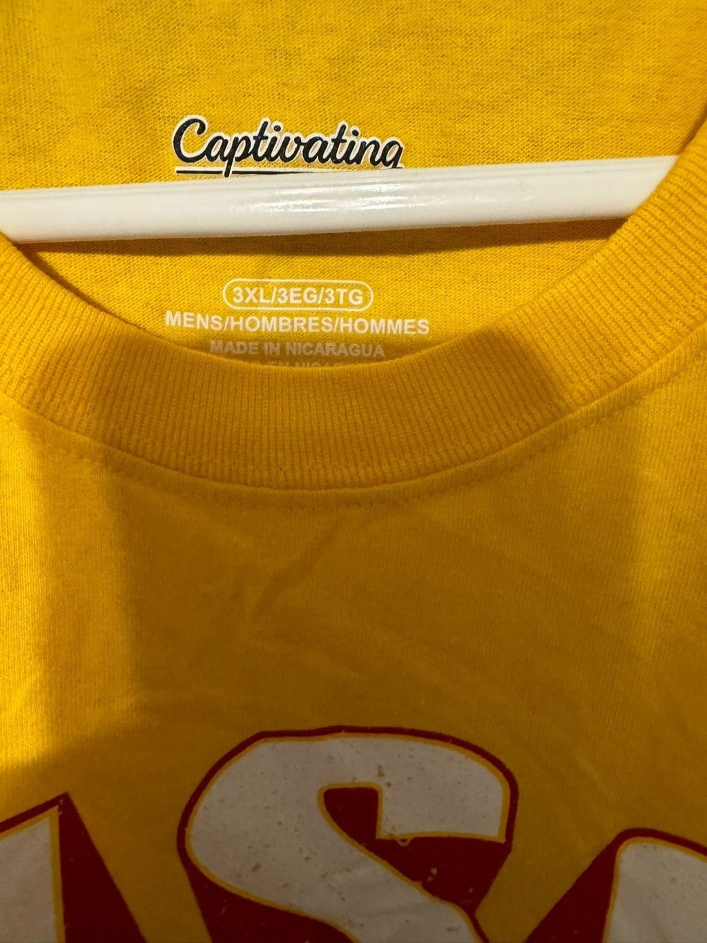 NCAA USC Trojans T-shirt Men's Sz 3XL Yellow NEW WITHOUT TAGS Size US XL / EU 56 / 4 - 3 Thumbnail