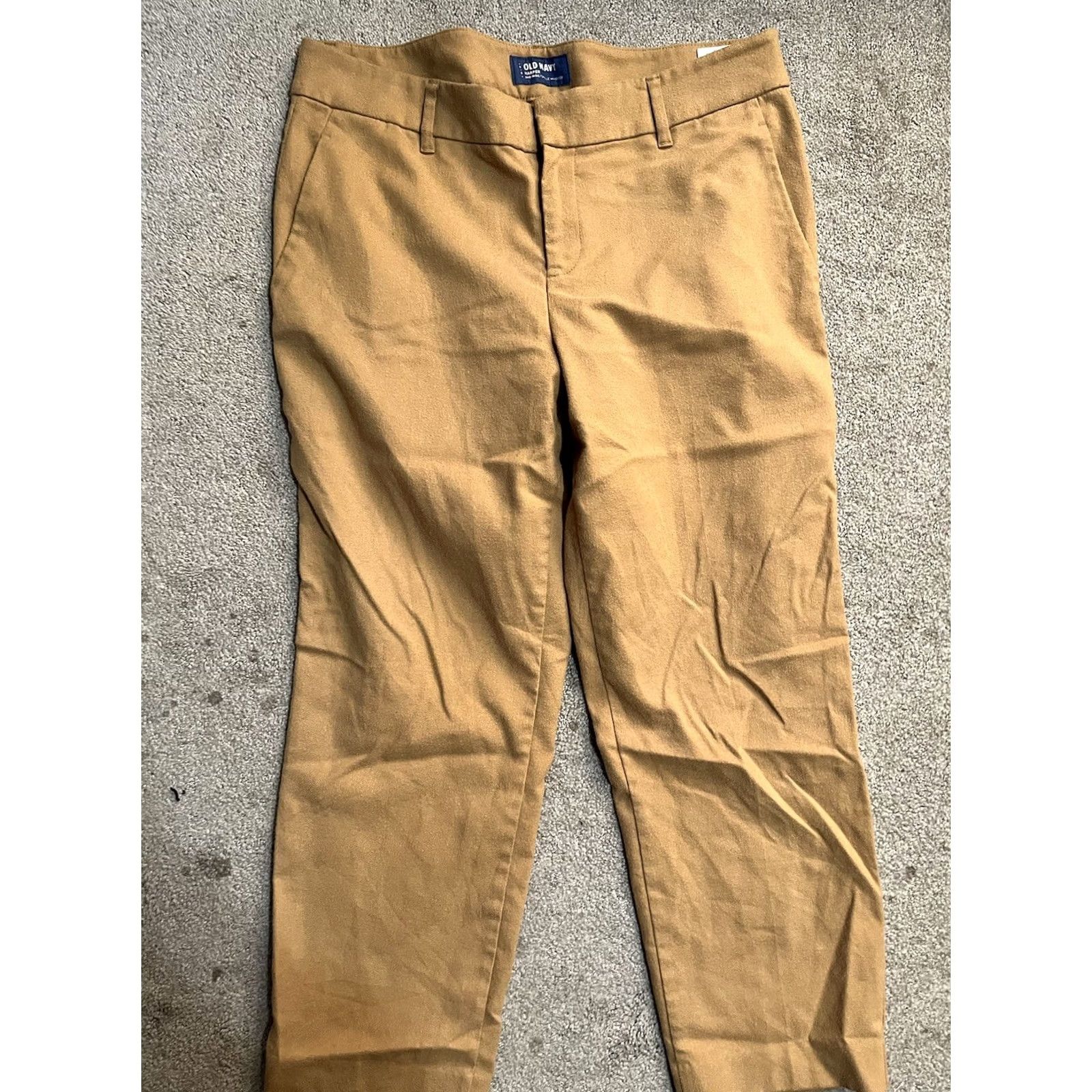 Old Navy Old Navy Harper Dress Pants Womens 10 Brown Mid Rise Straight Stretch Career Dress Pants Women Brown 10 Regular Straight Size 32" / US 10 / IT 46 - 2 Thumbnail