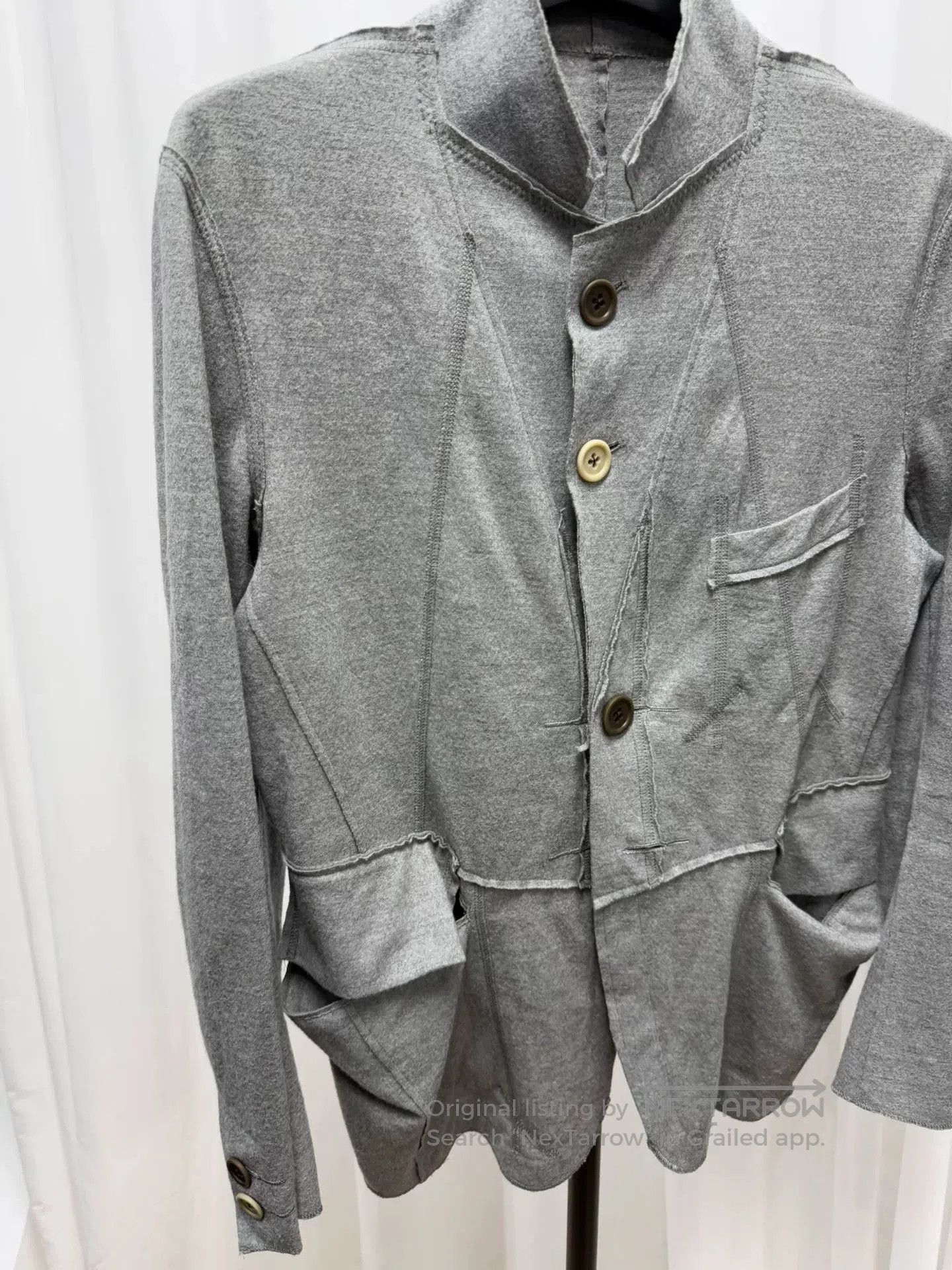 Takahiromiyashita The Soloist. The Soloist Deconstructed Wool Blazer. Size US M / EU 48-50 / 2 - 2 Thumbnail