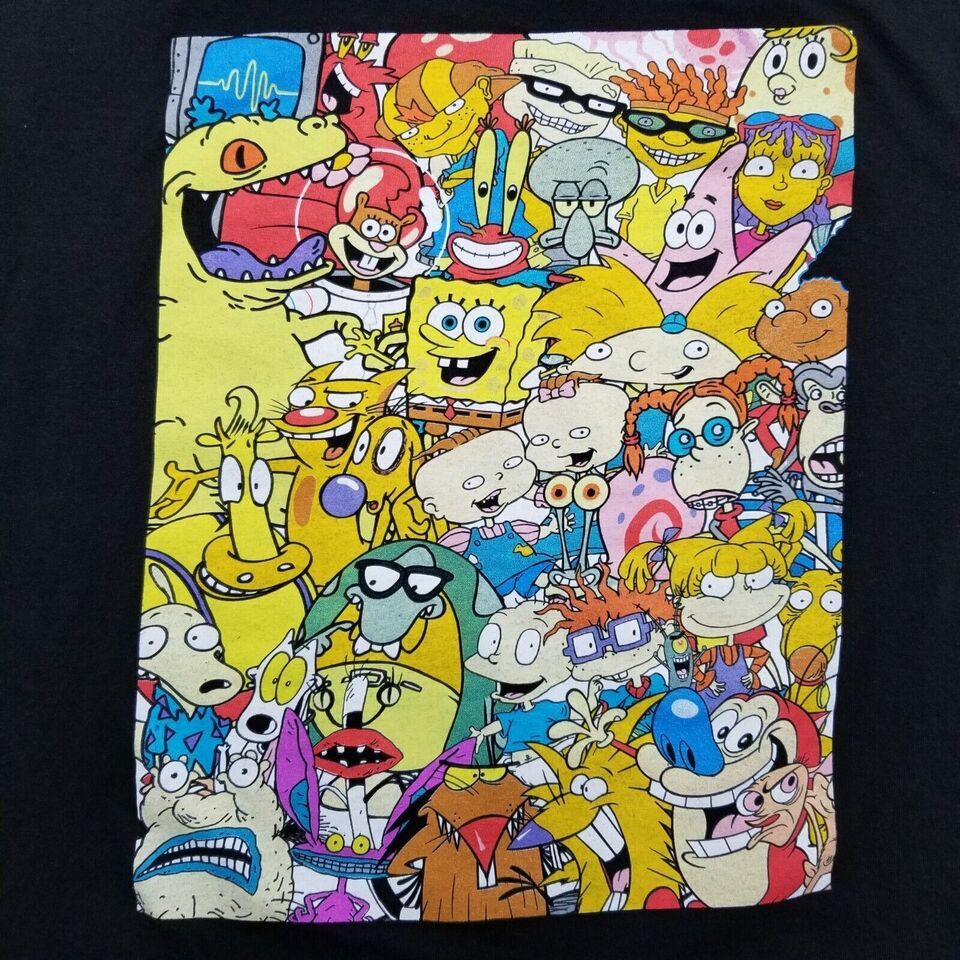 Nickelodeon Nickelodeon Shirt Mens Large Short Sleeve Round Neck Cotton Size US L / EU 52-54 / 3 - 4 Thumbnail