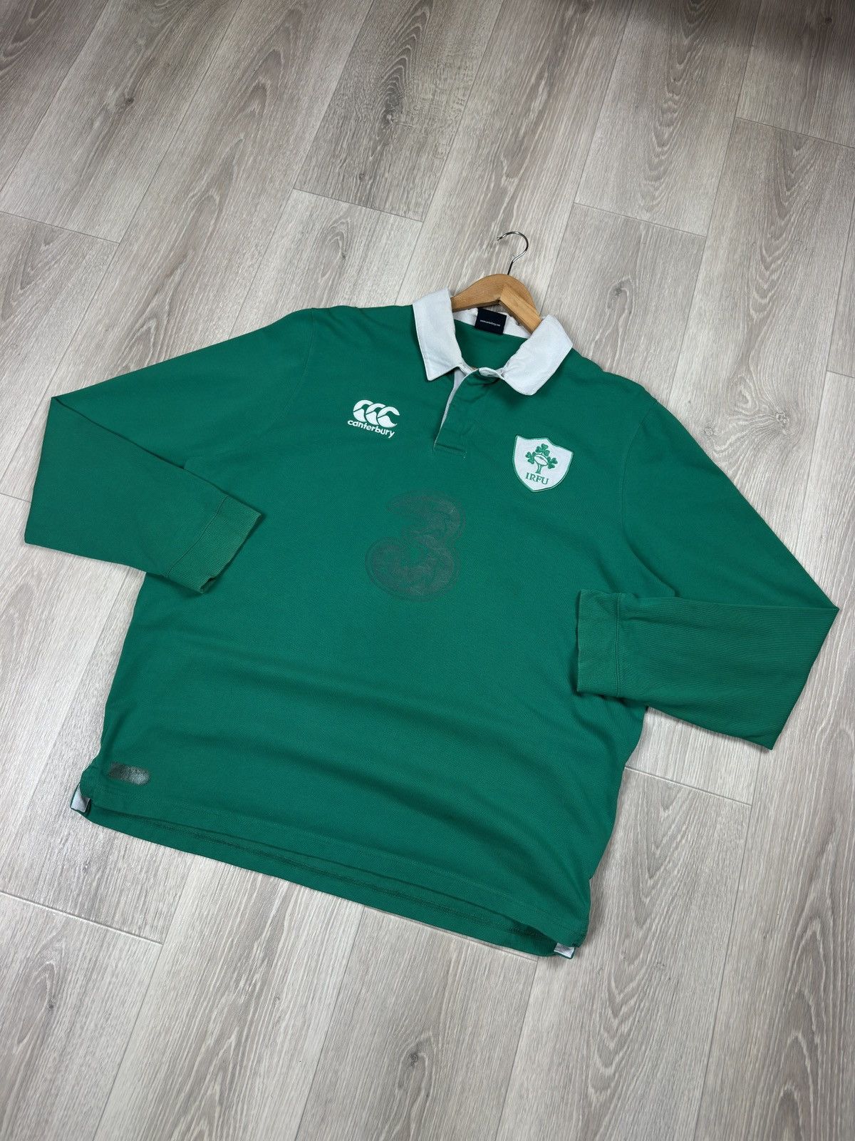 Canterbury of New Zealand Mens Vintage Canterbury Ireland Rugby National Team Size US XXL / EU 58 / 5 - 3 Thumbnail