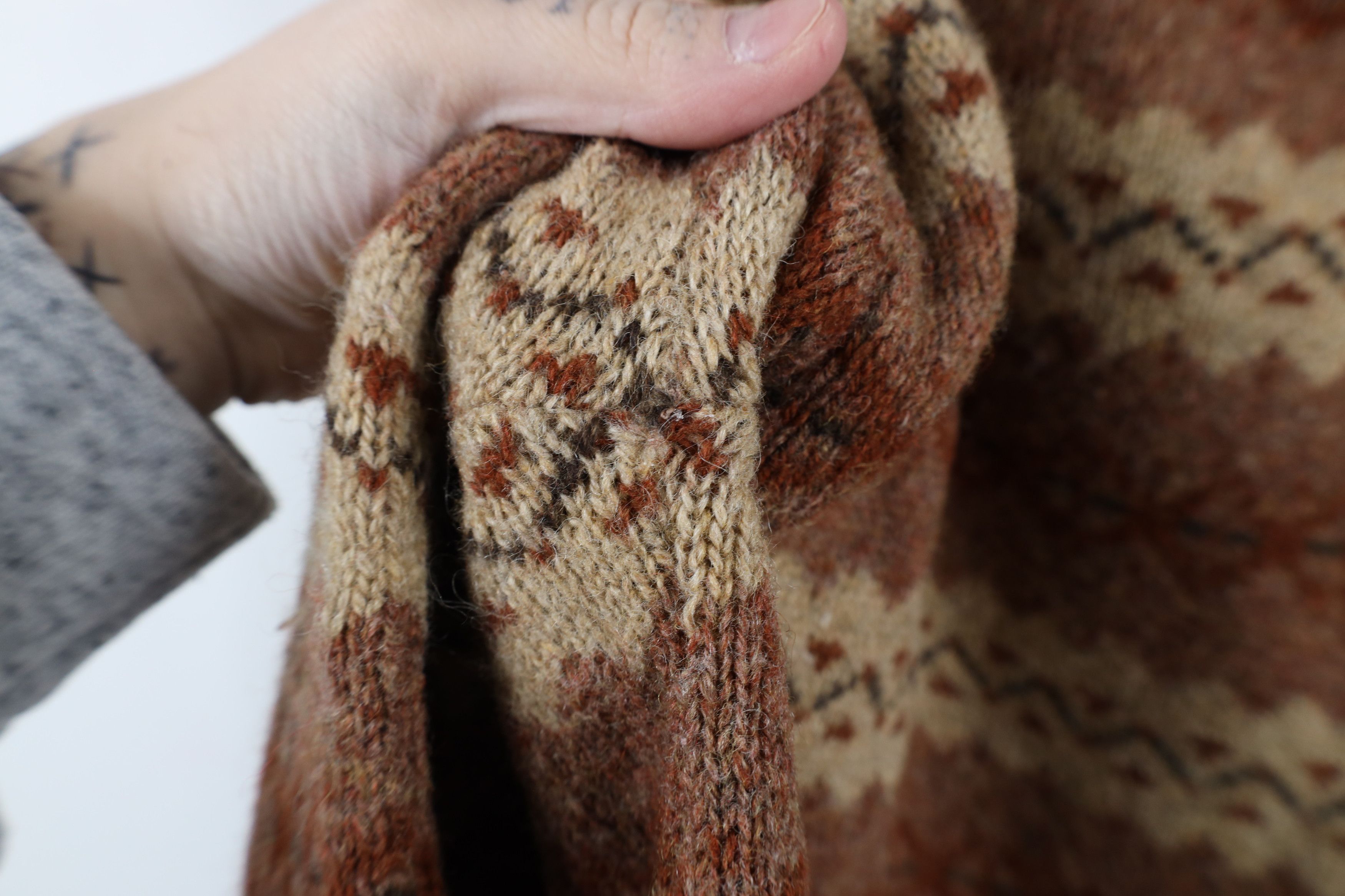 Vintage Vintage 70s Streetwear Fair Isle Knit Crewneck Sweater USA Size US L / EU 52-54 / 3 - 5 Thumbnail