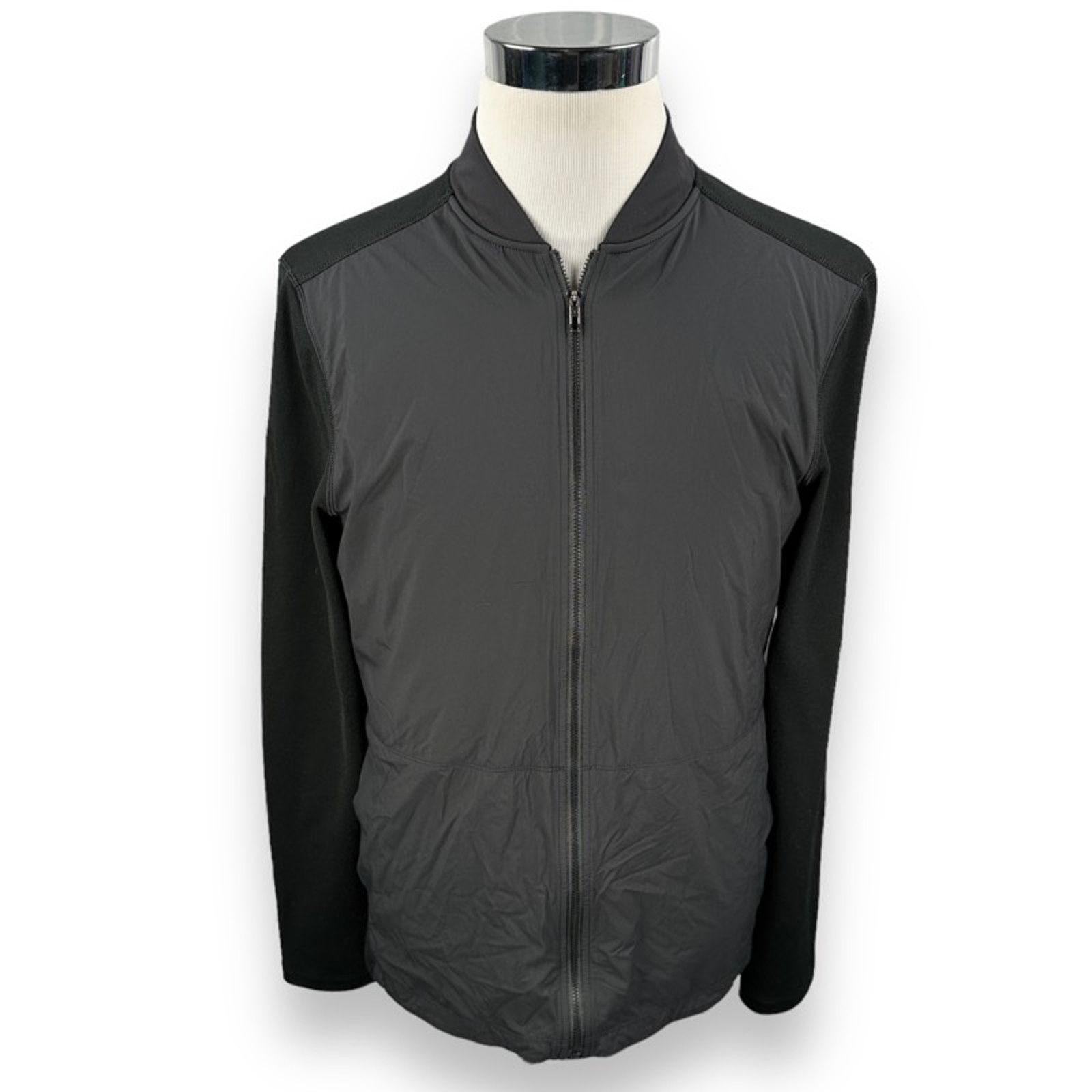 Lululemon Lululemon Long Weekend Jacket M Black Solid Zip Athleisure Size US M / EU 48-50 / 2 - 1 Thumbnail
