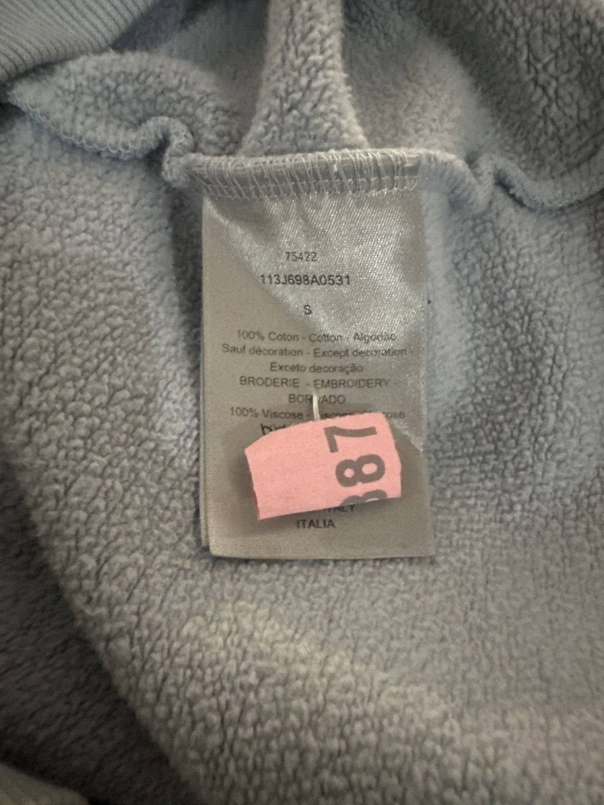 Dior Dior CD Logo Light Blue Hoodie Size US S / EU 44-46 / 1 - 5 Thumbnail