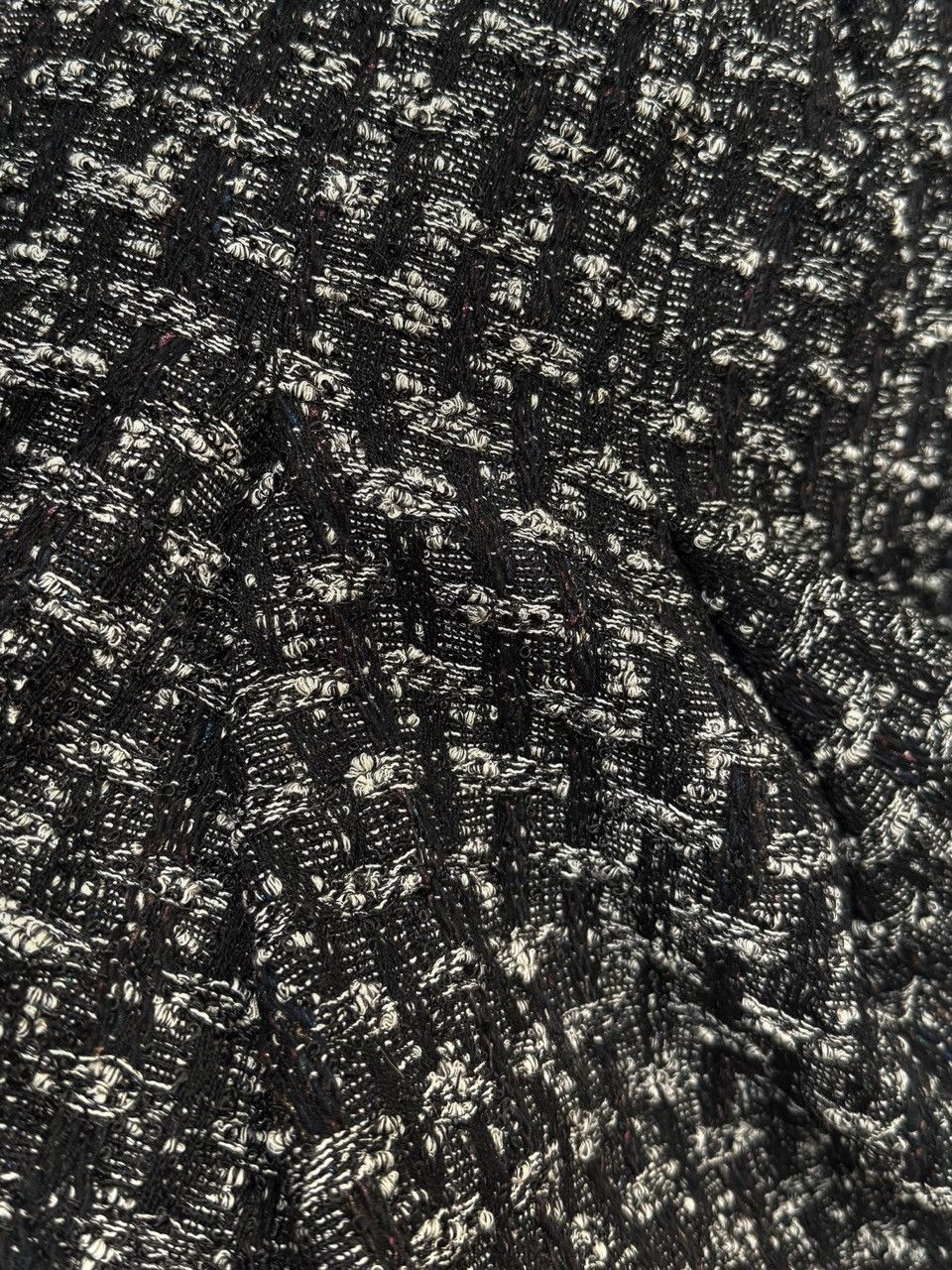 Chanel Chanel Pre-FW13 Black White Pleated Tweed Skirt Size 28" / US 6 / IT 42 - 6 Thumbnail