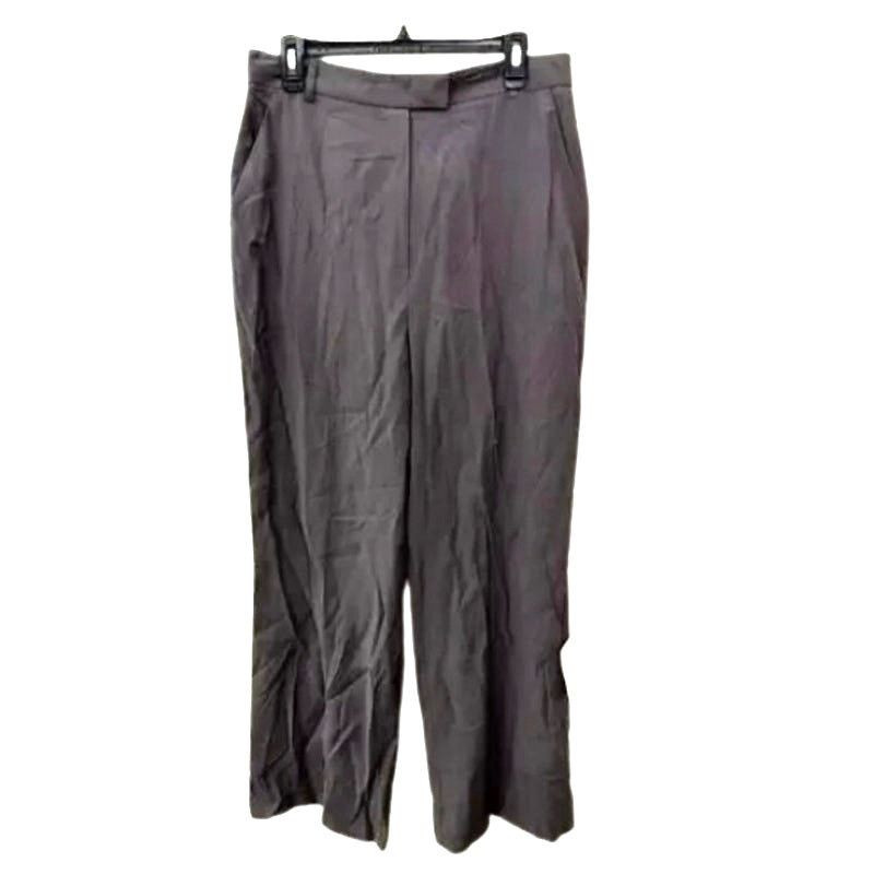 Topshop Topshop Slack Pants Wide Leg Flat Front Gray Women's 10 NWT Size 32" / US 10 / IT 46 - 1 Thumbnail