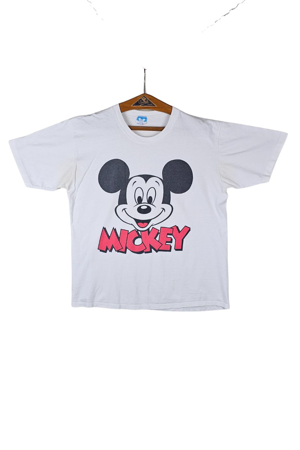 Disney 1980s Disney “Mickey” Tee Made in USA - Single Stitch Sleeve Size US S / EU 44-46 / 1 - 1 Thumbnail
