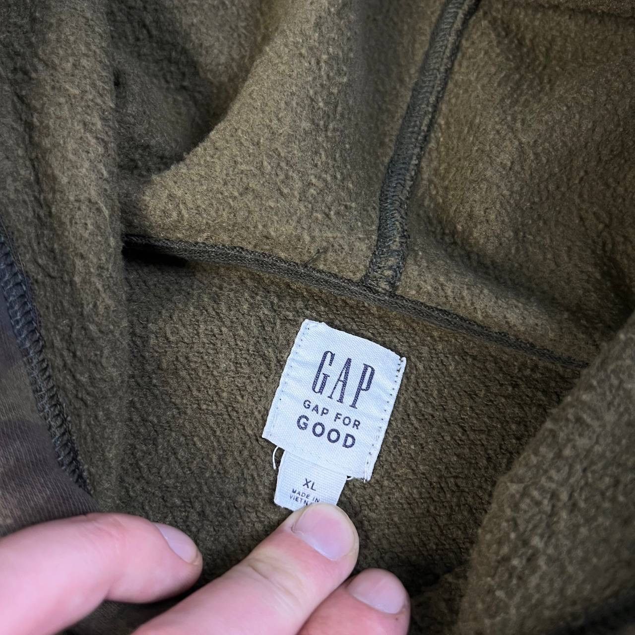 Gap Gap Vintage Y2K Big Embroidered Logo Hoodie Size US XL / EU 56 / 4 - 5 Thumbnail