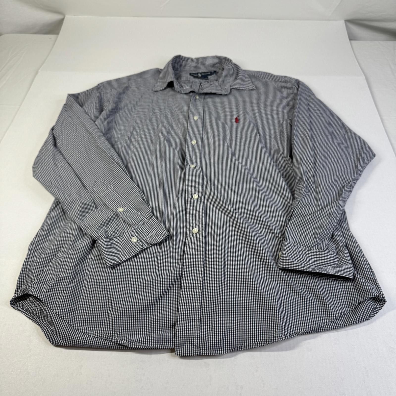 Polo Ralph Lauren Ralph Lauren Men’s Button Up Blue and White Stripes Size L Size L / US 10 / IT 46 - 1 Thumbnail