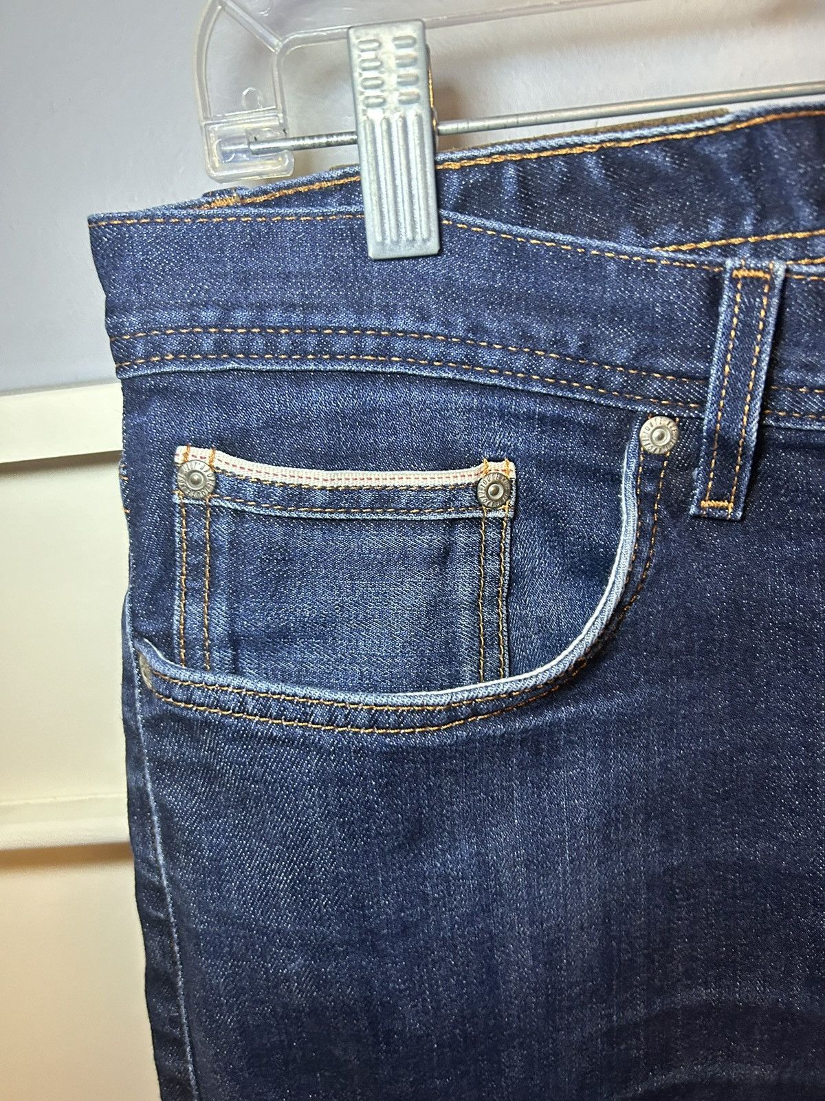 Naked & Famous Naked & Famous 11oz Indigo Selvedge Denim slim jeans Size US 31 - 5 Thumbnail