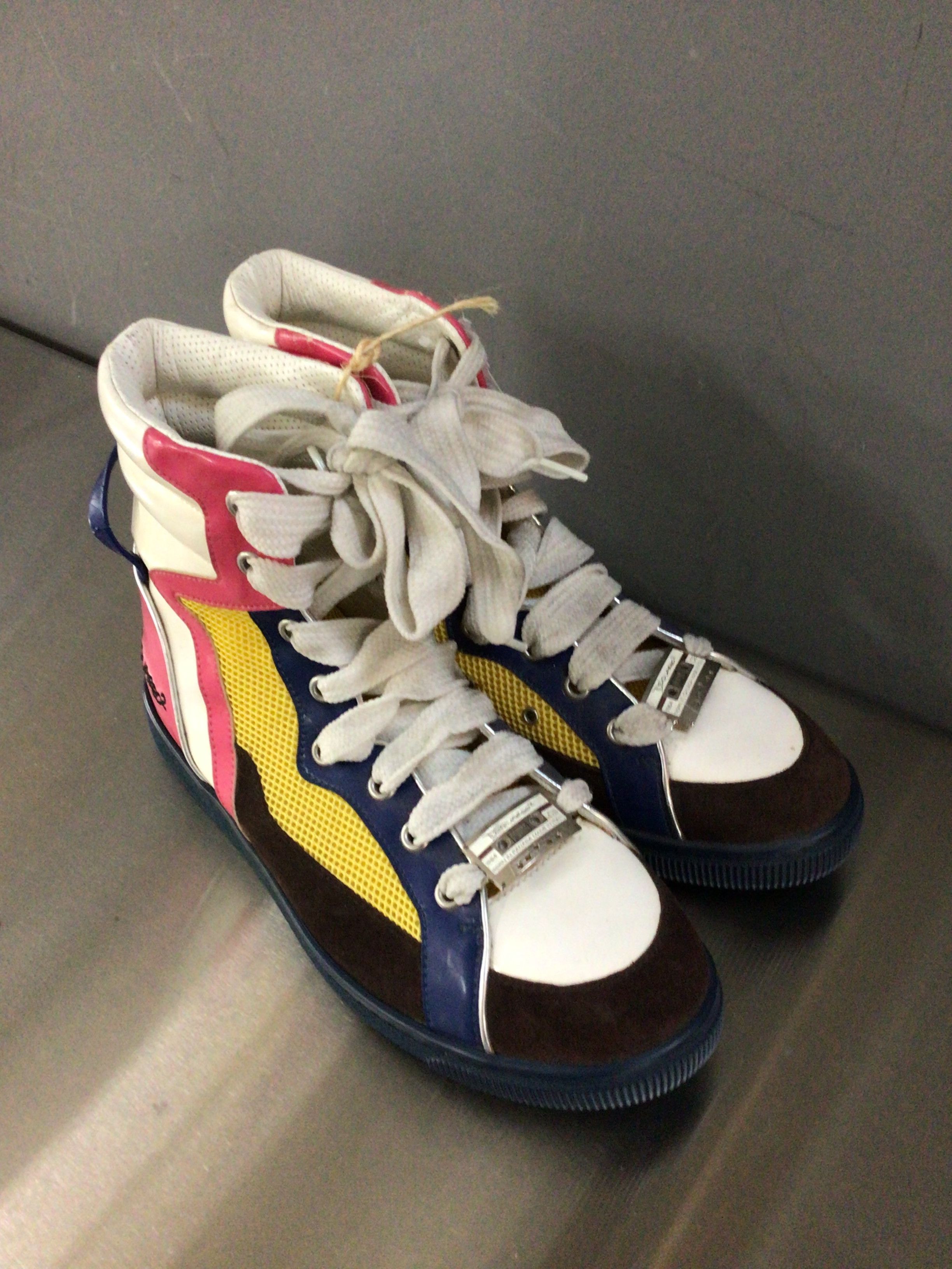 Dsquared2 Dsquared2 Multicolor High Top Sneakers Size US 9 / EU 42 - 3 Thumbnail