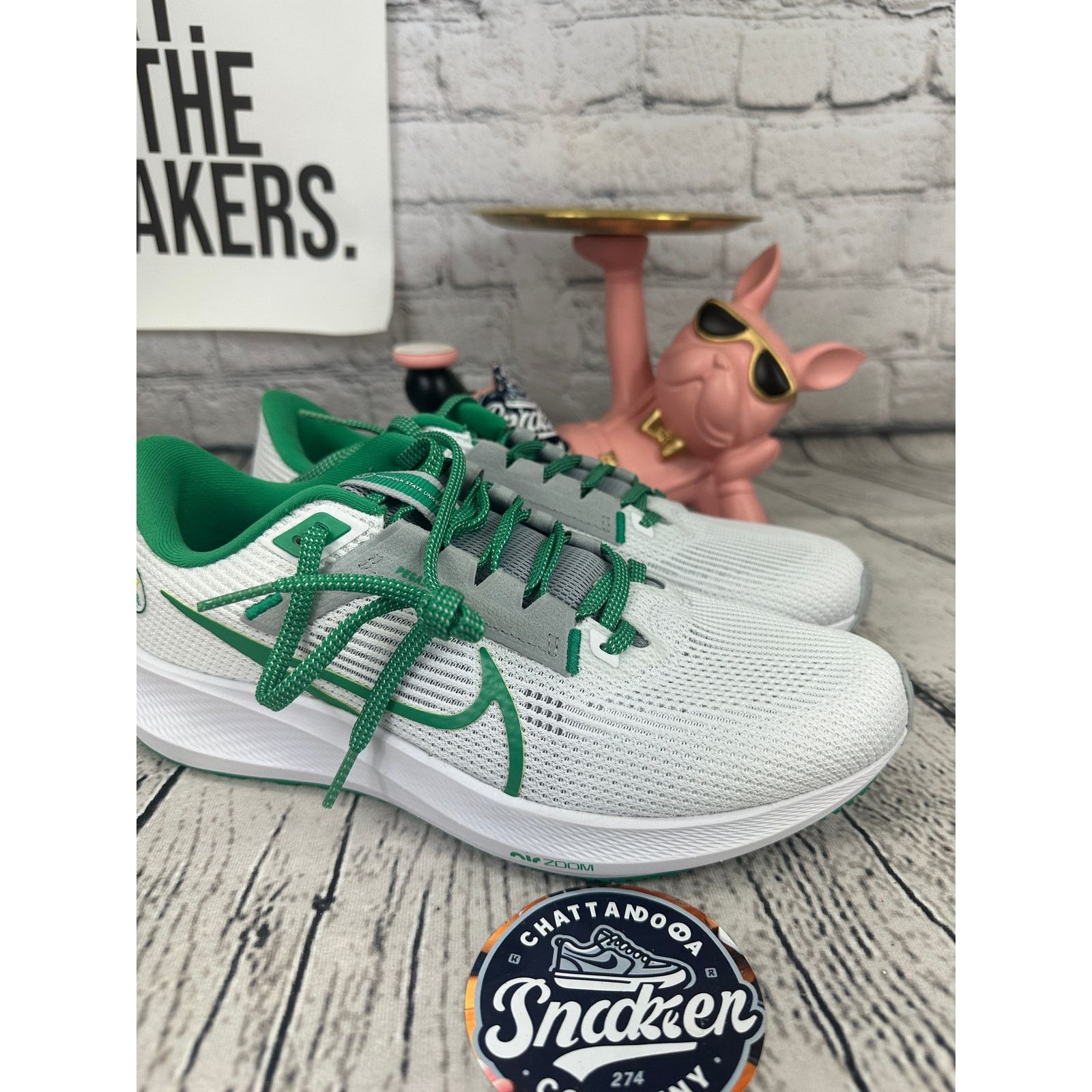 Nike Nike Pegasus 40 Running Shoes Mens 8.5 Green Norfolk Spartan Size US 9 / EU 42 - 5 Thumbnail