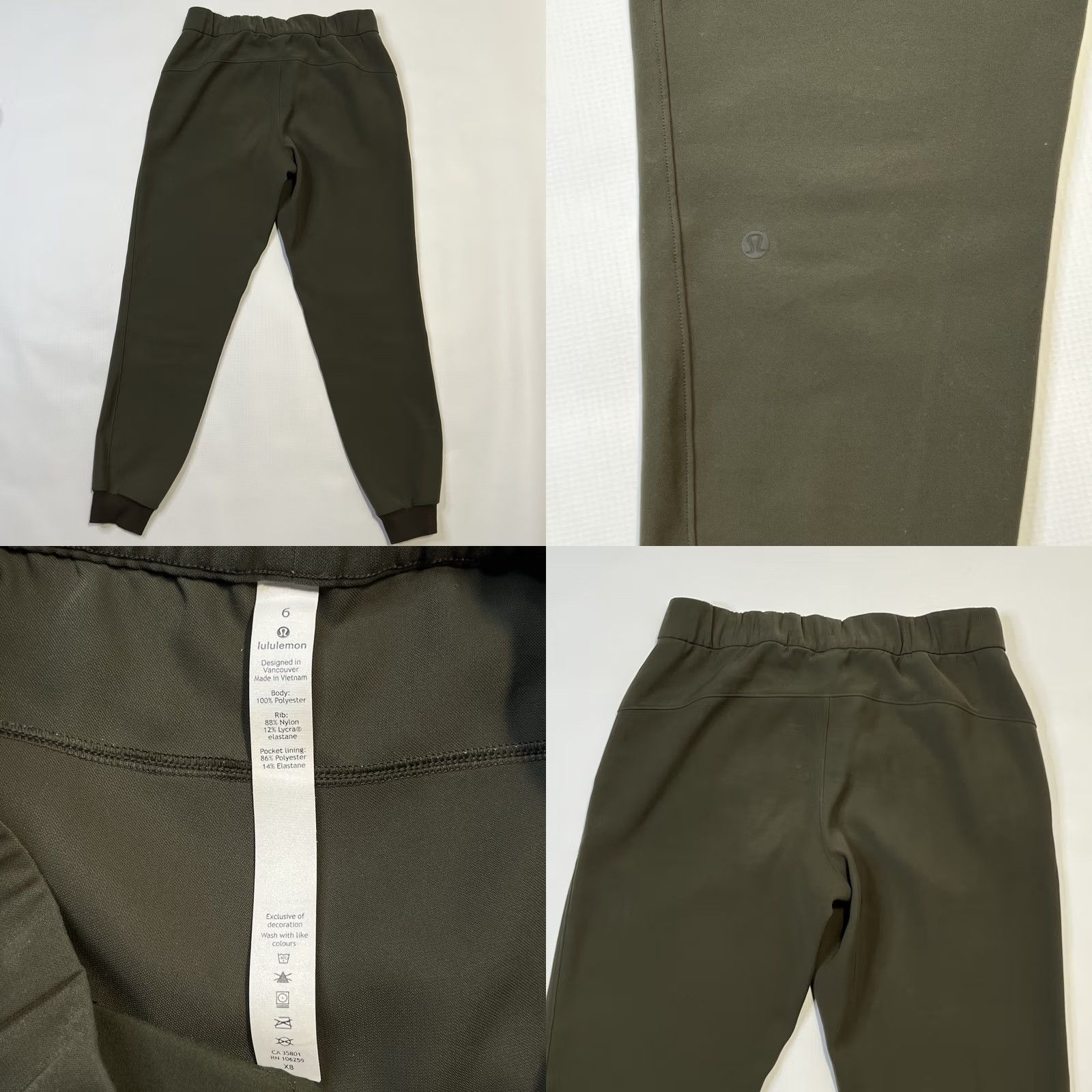 Lululemon Lululemon On the Fly Jogger Pants Women's Size 6 Dark Olive Green 28in Inseam Regular Waist Drawstring Pockets Travel Woven™ Studio Activewear Men’s? Size 28" / US 6 / IT 42 - 9 Thumbnail