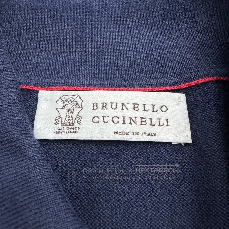 Brunello Cucinelli Brunello Cucinelli Solid Ribbed Cotton Short Sleeve Polo S Size US M / EU 48-50 / 2 - 3 Thumbnail