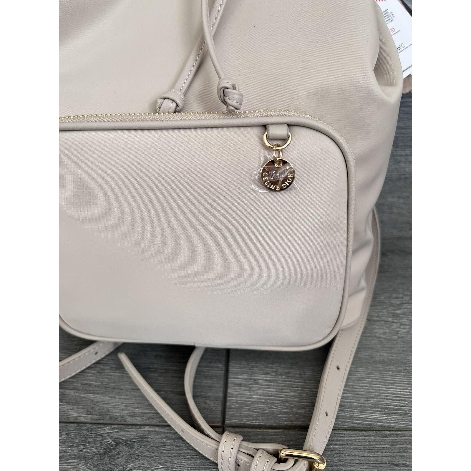 Celine CÉLINE DION Gray with gold Size Medium Bag B000489 Size ONE SIZE - 3 Thumbnail