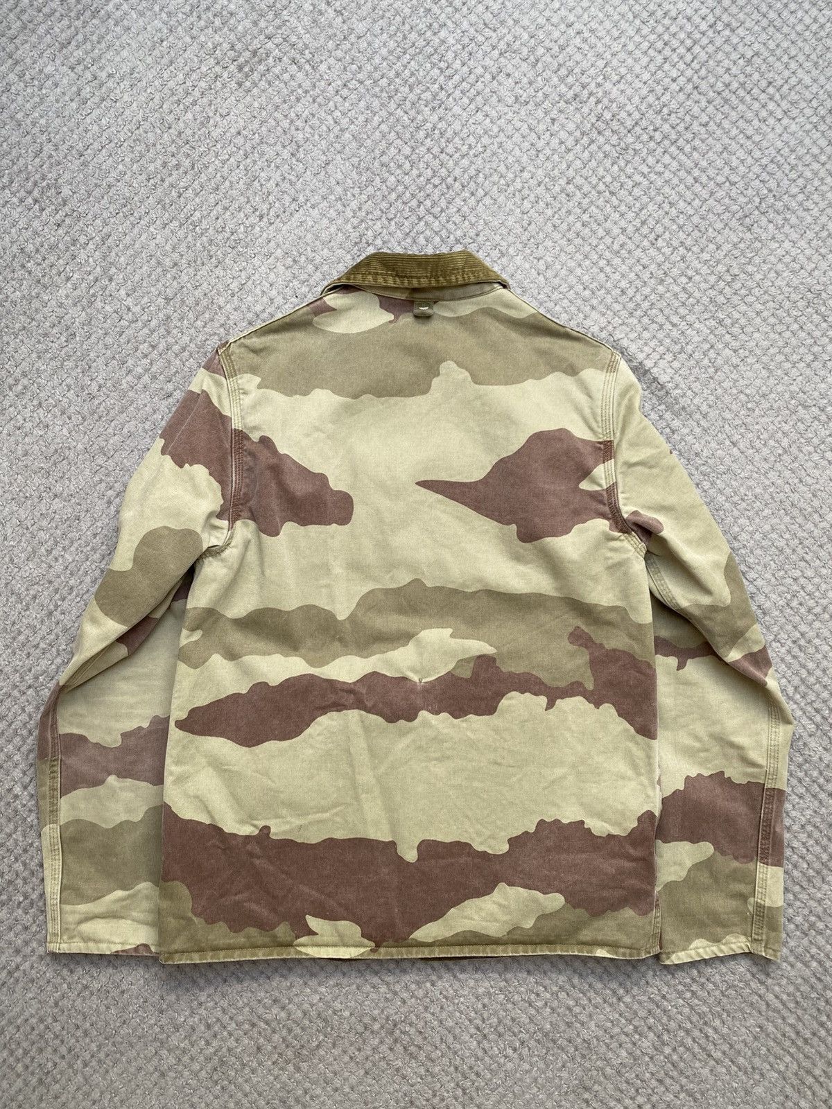 A.P.C. A.P.C. Camouflage Work Coat W/ Corduroy Collar And Flannel Size US XS / EU 42 / 0 - 5 Thumbnail