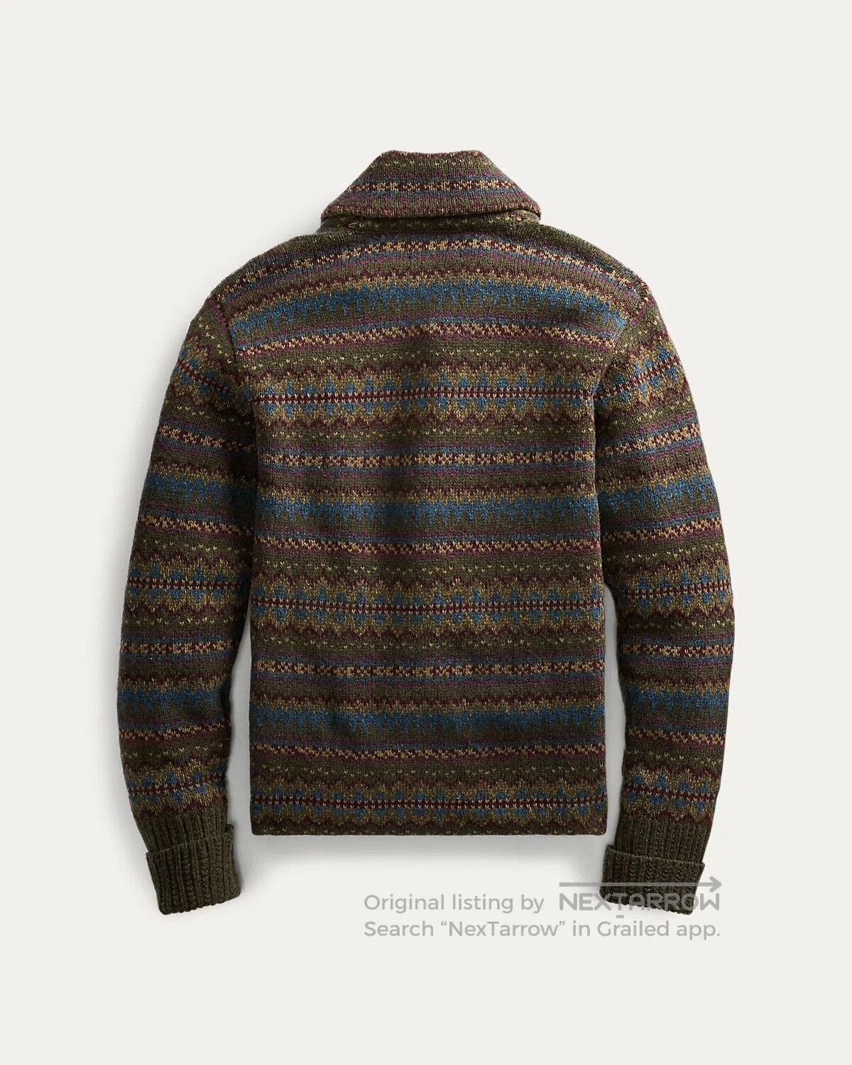 RRL Ralph Lauren Fair Isle Wool-Blend Cardigan RRL Ralph Lauren. Size US M / EU 48-50 / 2 - 5 Thumbnail