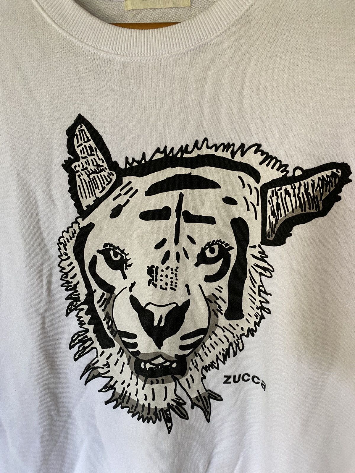CABANE de ZUCCa 2000s Oversize Tiger sweatshirt Size US L / EU 52-54 / 3 - 4 Thumbnail