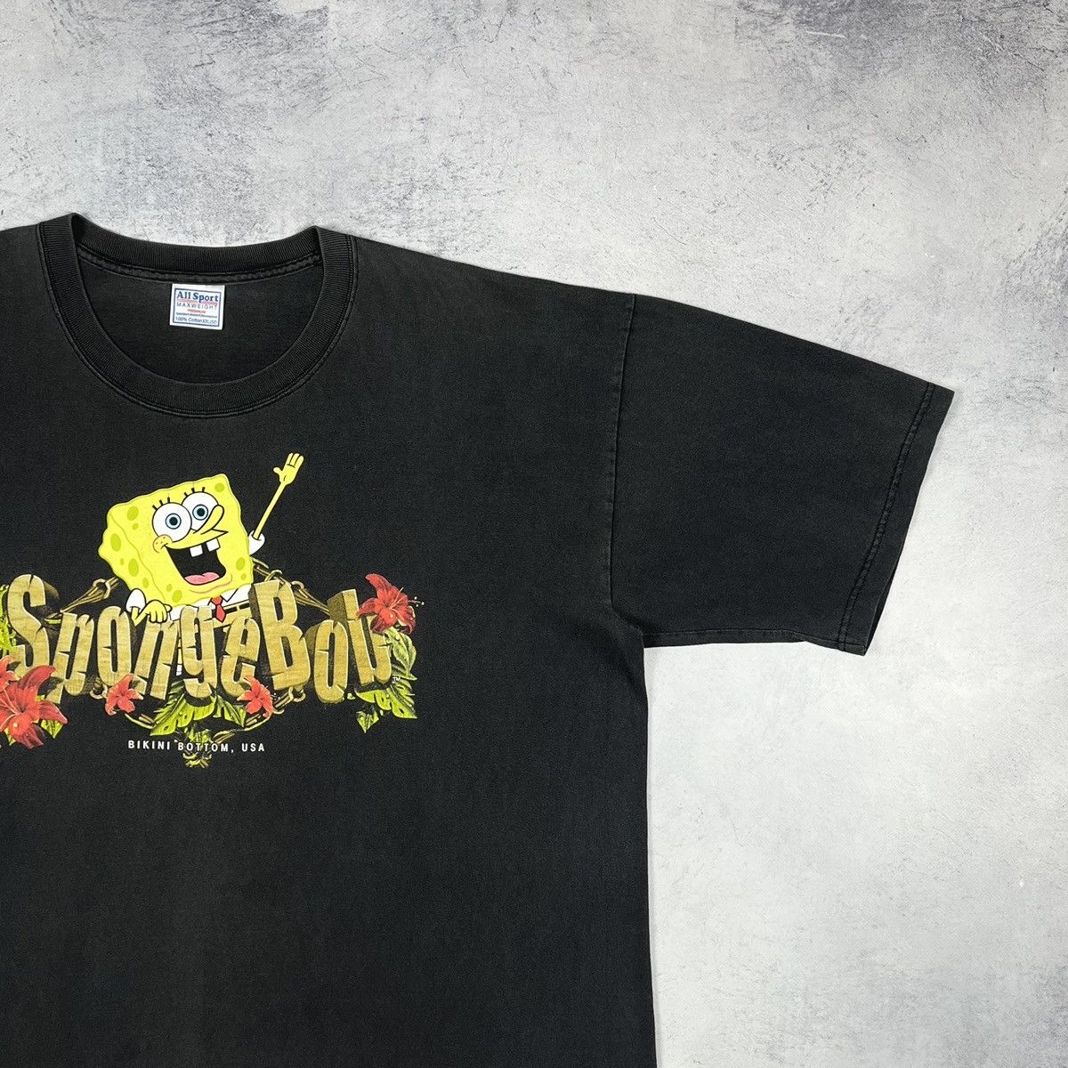 Cartoon Network Vintage Sponge Bob y2k Nickelodeon cartoon T Shirt 2000’s Size US XXL / EU 58 / 5 - 3 Thumbnail