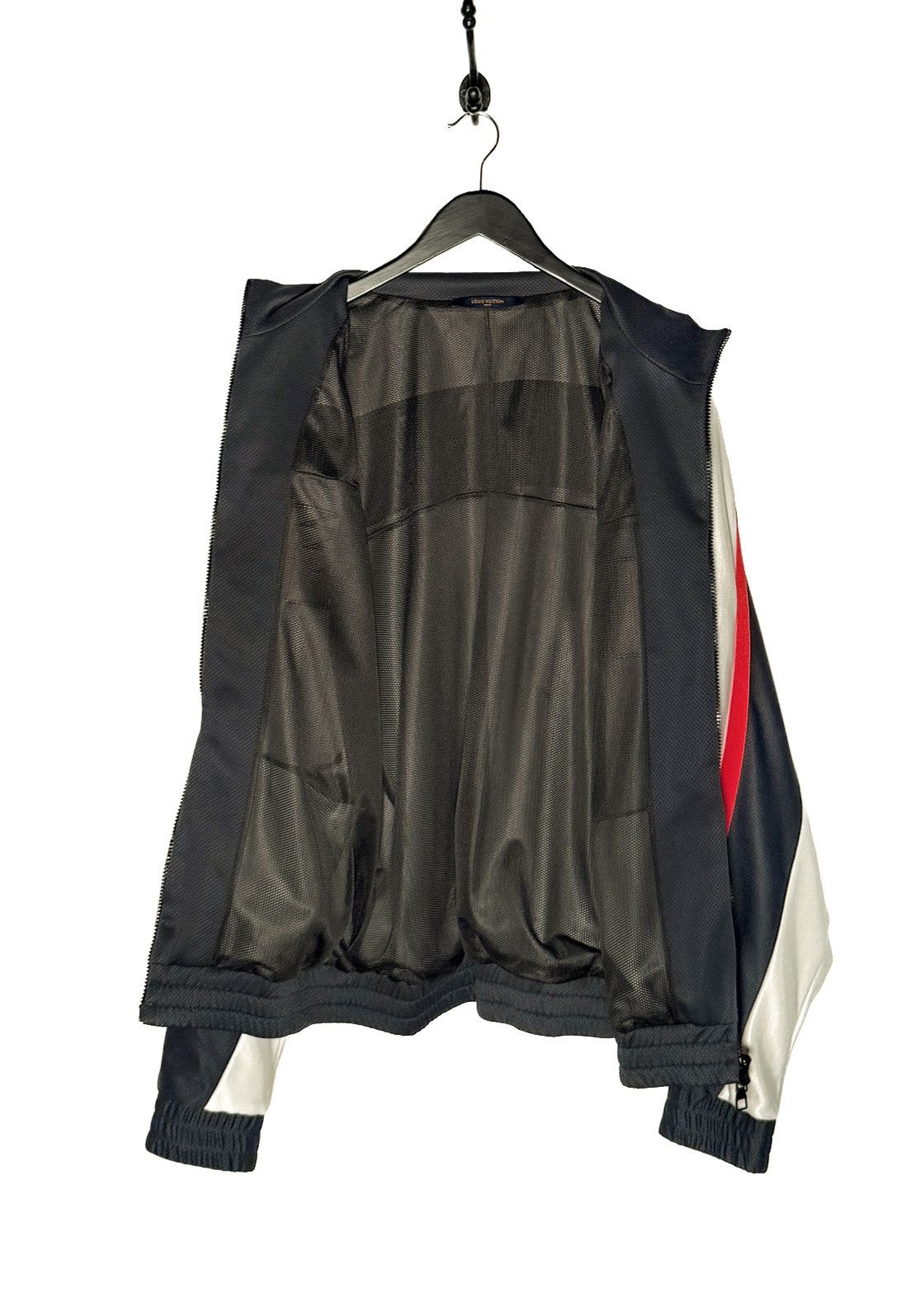 Louis Vuitton Louis Vuitton FW22 White Graphic Hockey Tracktop Jacket Size US XL / EU 56 / 4 - 4 Thumbnail