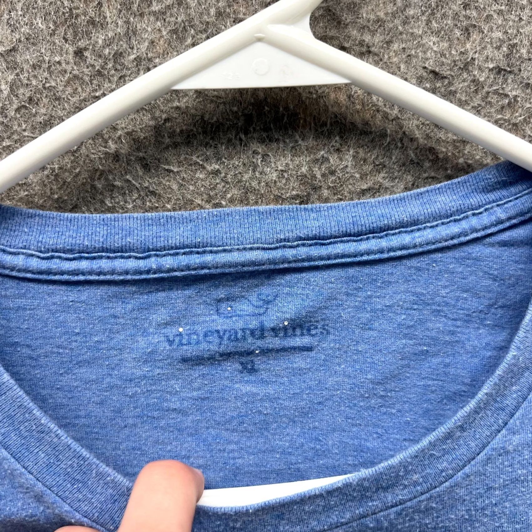 Vineyard Vines Vineyard Vines Shirt Mens Large Blue Pocket Tee Martha’s Heathered Crew Neck T-Shirt Pockets Size US L / EU 52-54 / 3 - 3 Thumbnail