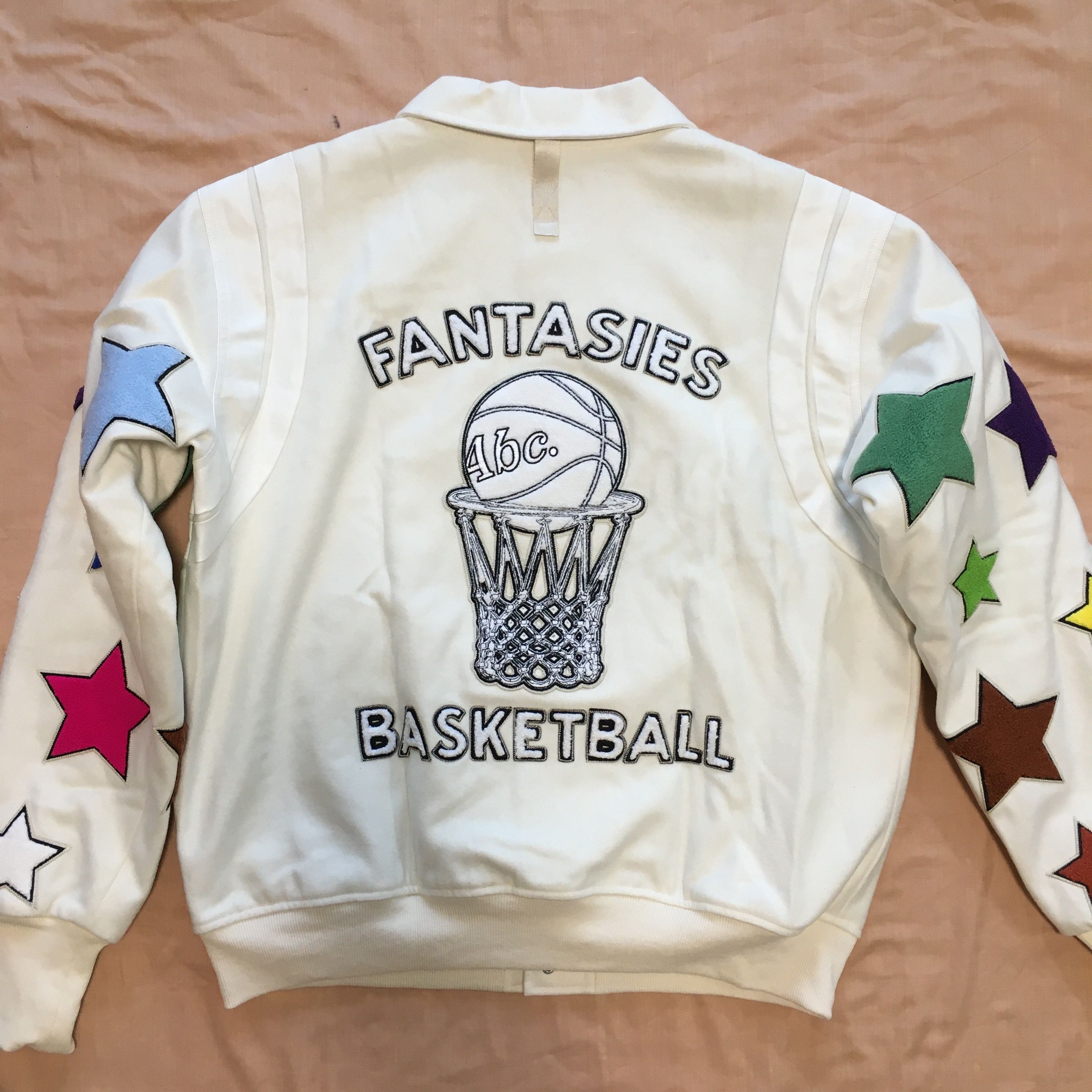 Advisory Board Crystals × NBA Abc. NBA Team Varsity Jacket (White) Size US S / EU 44-46 / 1 - 12 Thumbnail