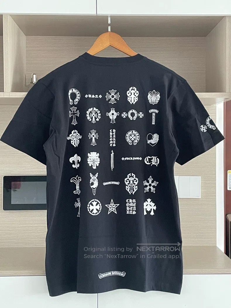 Chrome Hearts CHROME HEARTS Size L Black back Croce heart logo element sh Size US L / EU 52-54 / 3 - 1 Thumbnail