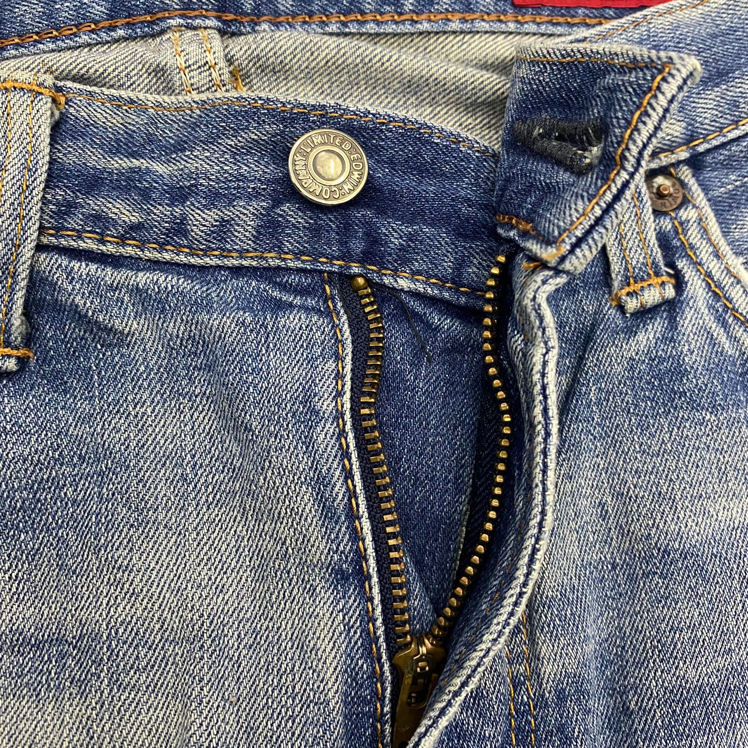 Edwin 💥Best Offer💥Vintage Edwin E503R Distressed Denim Size US 34 / EU 50 - 12 Thumbnail