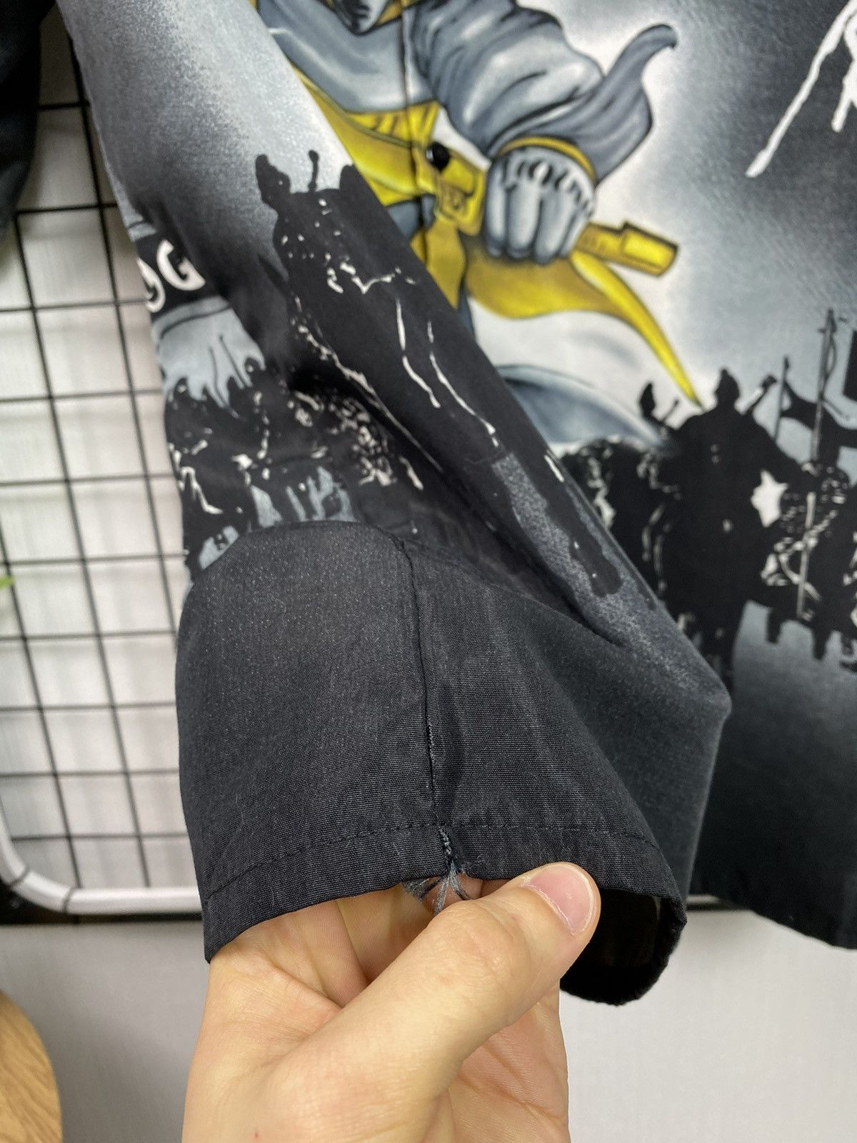 Other Samurai Warrior Men Button-Up Shirt Black Ninja Graphics Size US S / EU 44-46 / 1 - 10 Thumbnail