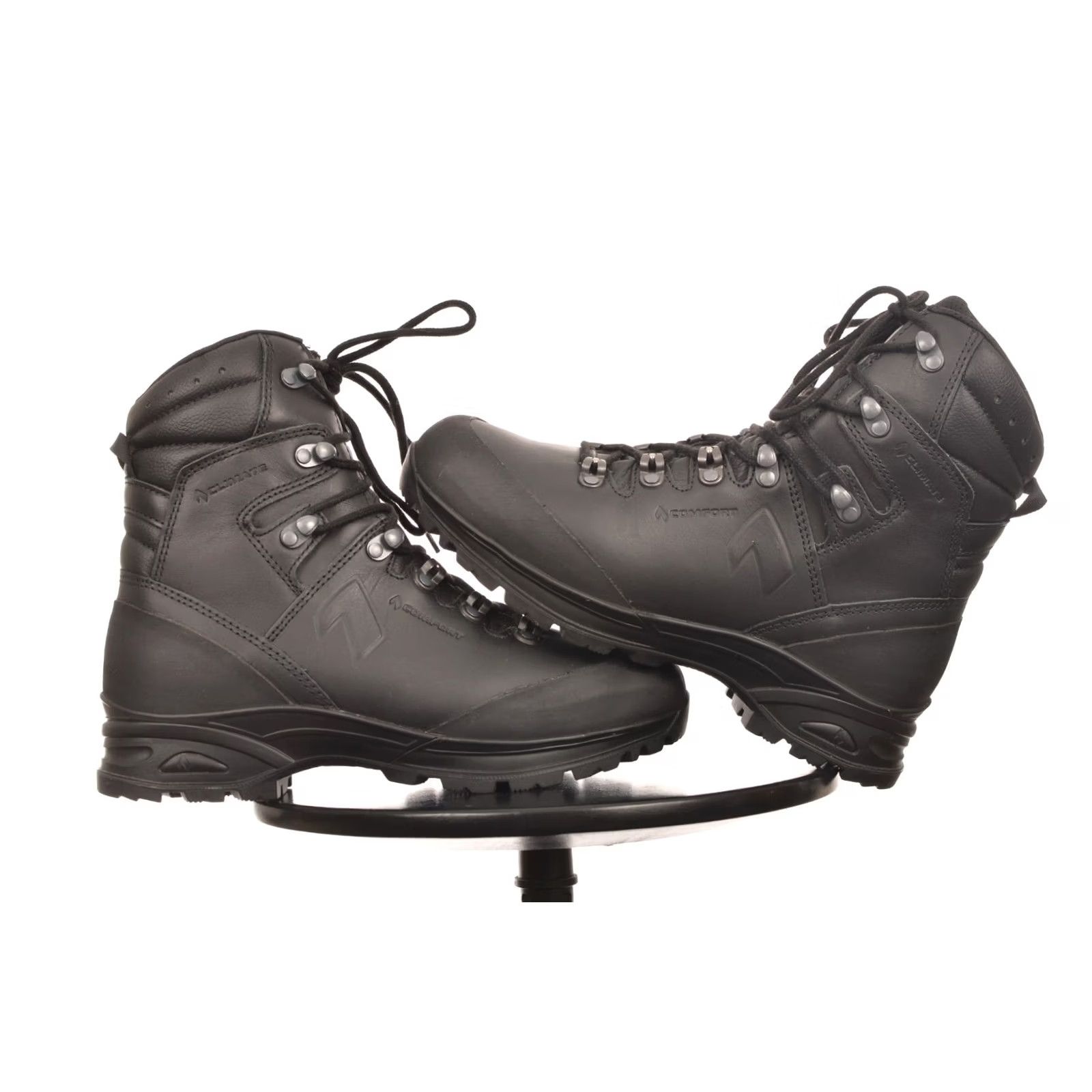 Vintage HAIX Commander Gore-Tex Combat Boots Size US 8/UK 7/ EUR 41 Black Mens Leather Boot Combat 41 Size US 8 / EU 41 - 6 Thumbnail