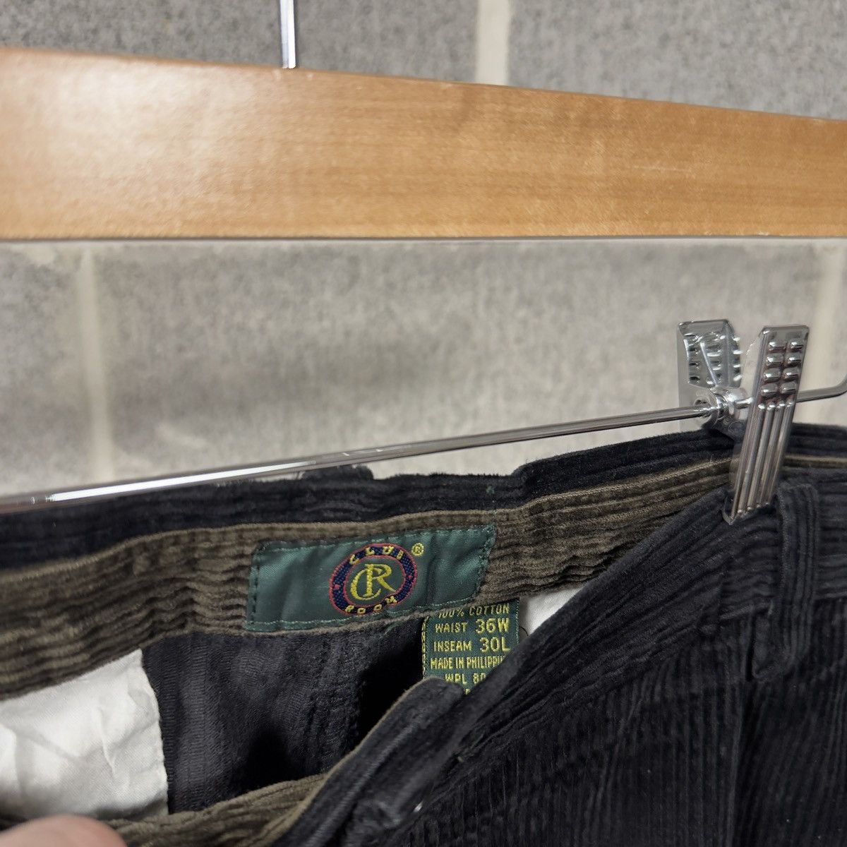 Vintage Vintage Black Corduroy Baggy Wide Leg Pants ERD Grunge Size US 36 / EU 52 - 5 Thumbnail