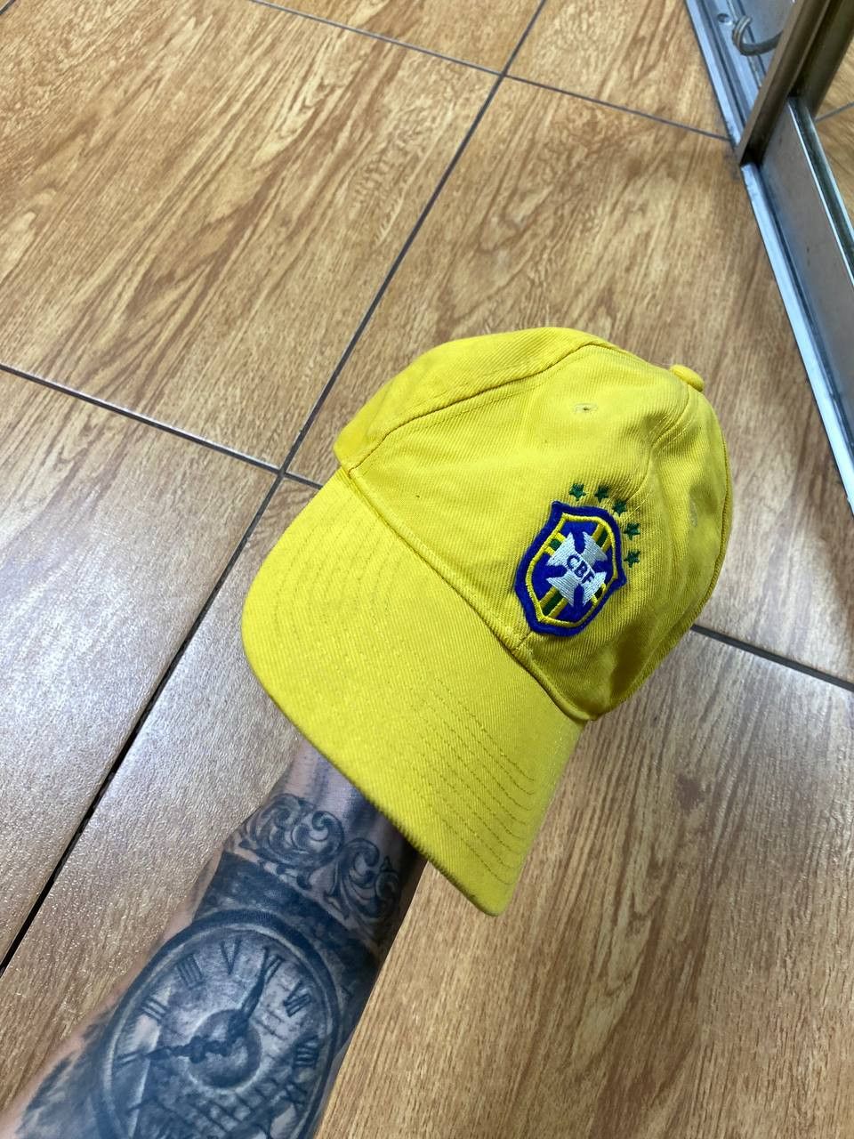 Nike Hats Vintage yellow Cap Nike big logo CBF Y2K streetwear Size ONE SIZE - 3 Thumbnail
