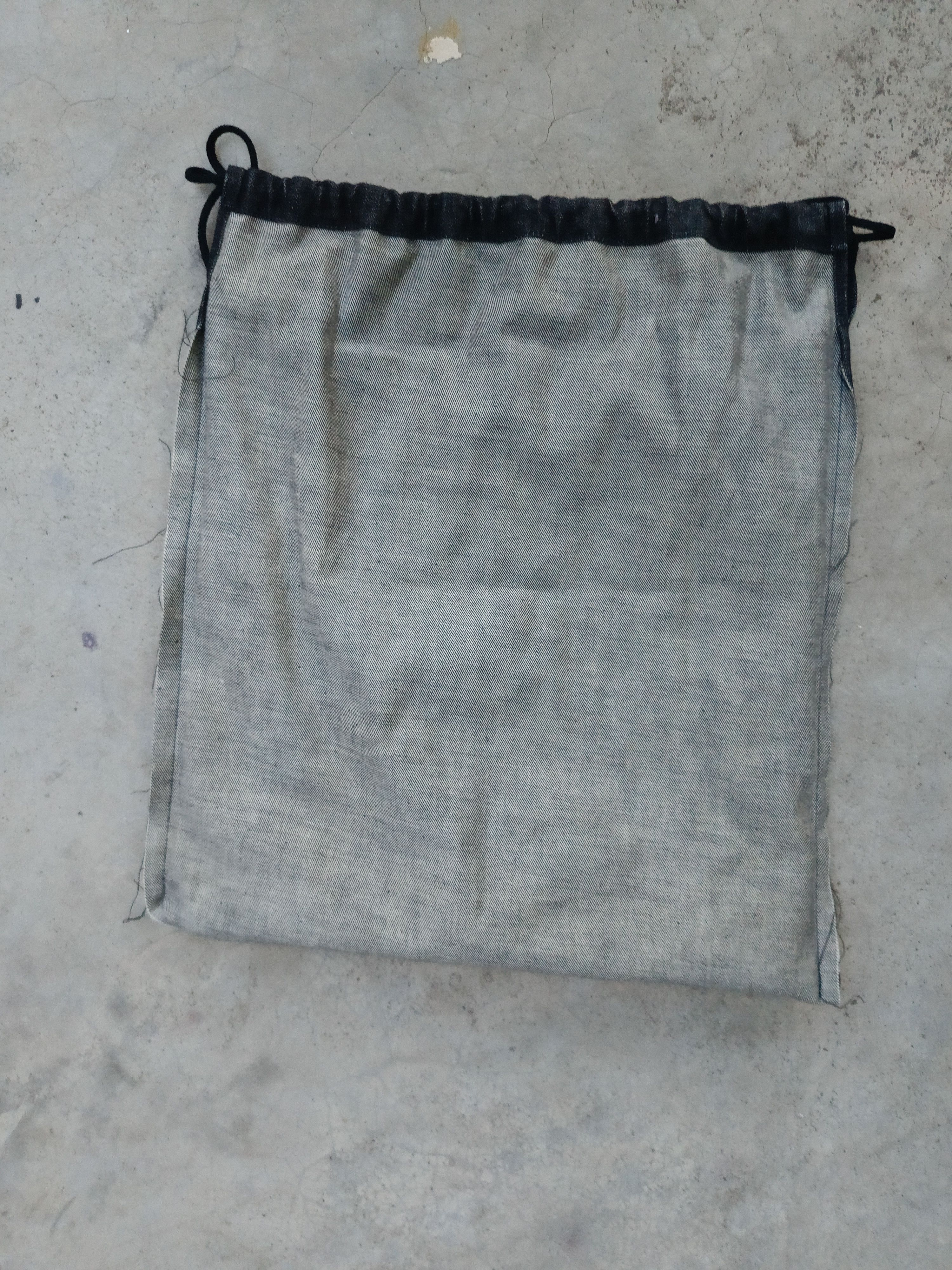 Momotaro Jeans Kurashiki Triathlon By Momotaro Jeans Drawstrings Bag Denim Size ONE SIZE - 7 Thumbnail