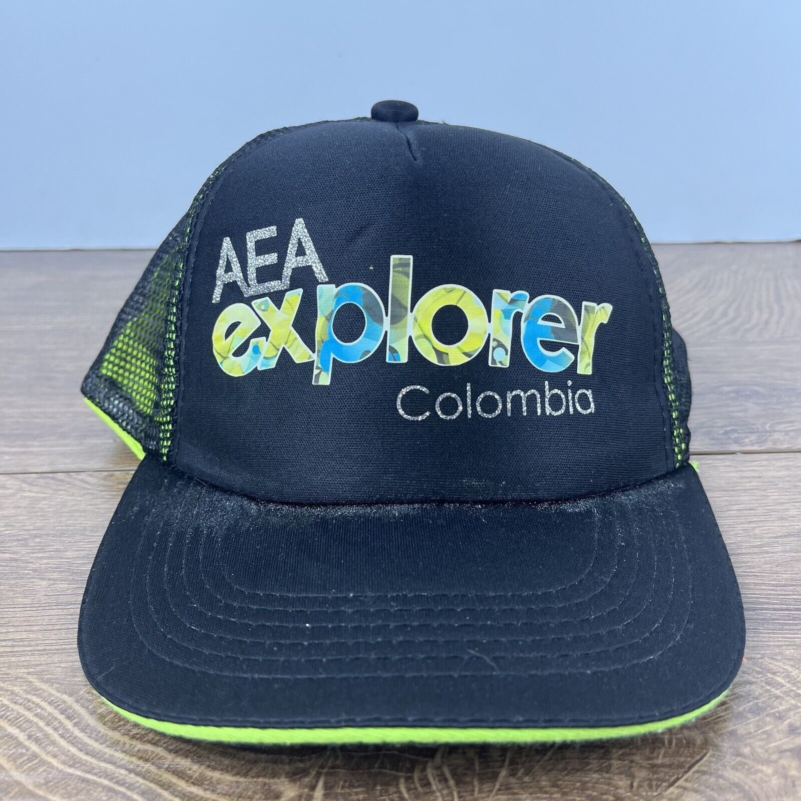 Columbia AEA Explorer Columbia Hat Snapback Hat Black Hat Adjustable Size ONE SIZE - 2 Thumbnail