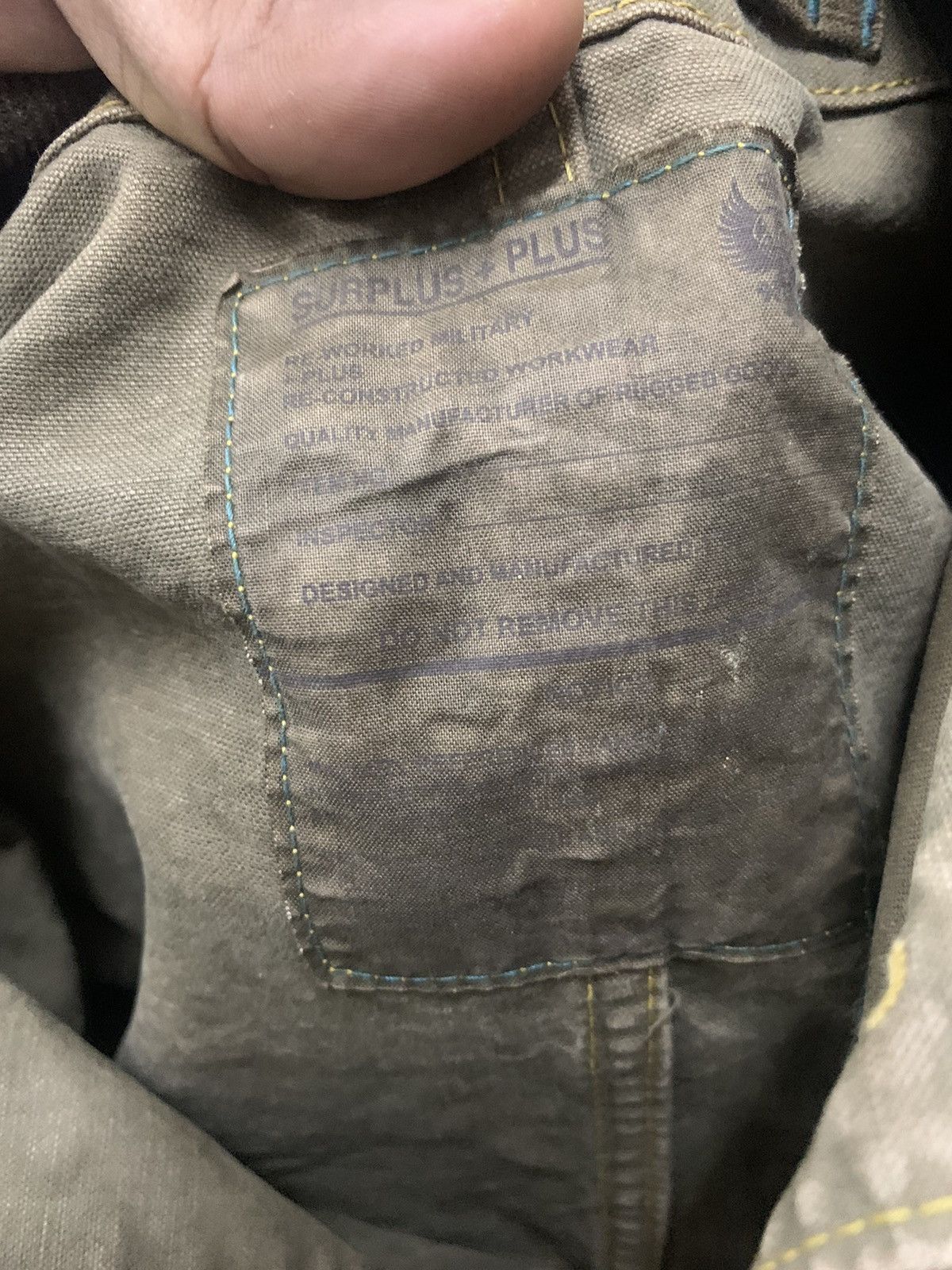 Surplus Research VINTAGE SURPLUS+ PLUS TACTICAL JACKET RARE JACKET Size US L / EU 52-54 / 3 - 8 Thumbnail