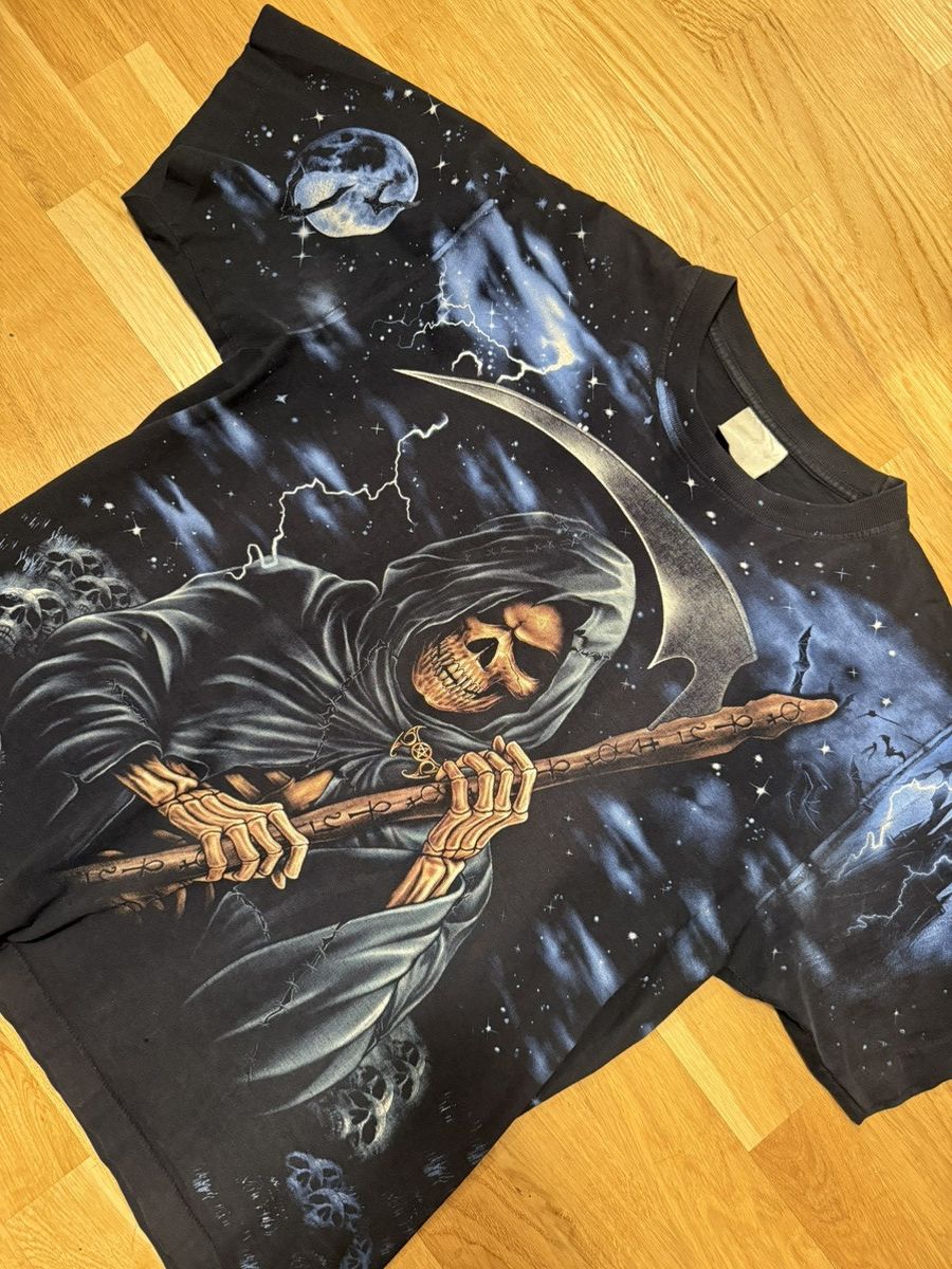 Vintage Vintage reaper t-shirt Size US L / EU 52-54 / 3 - 2 Thumbnail