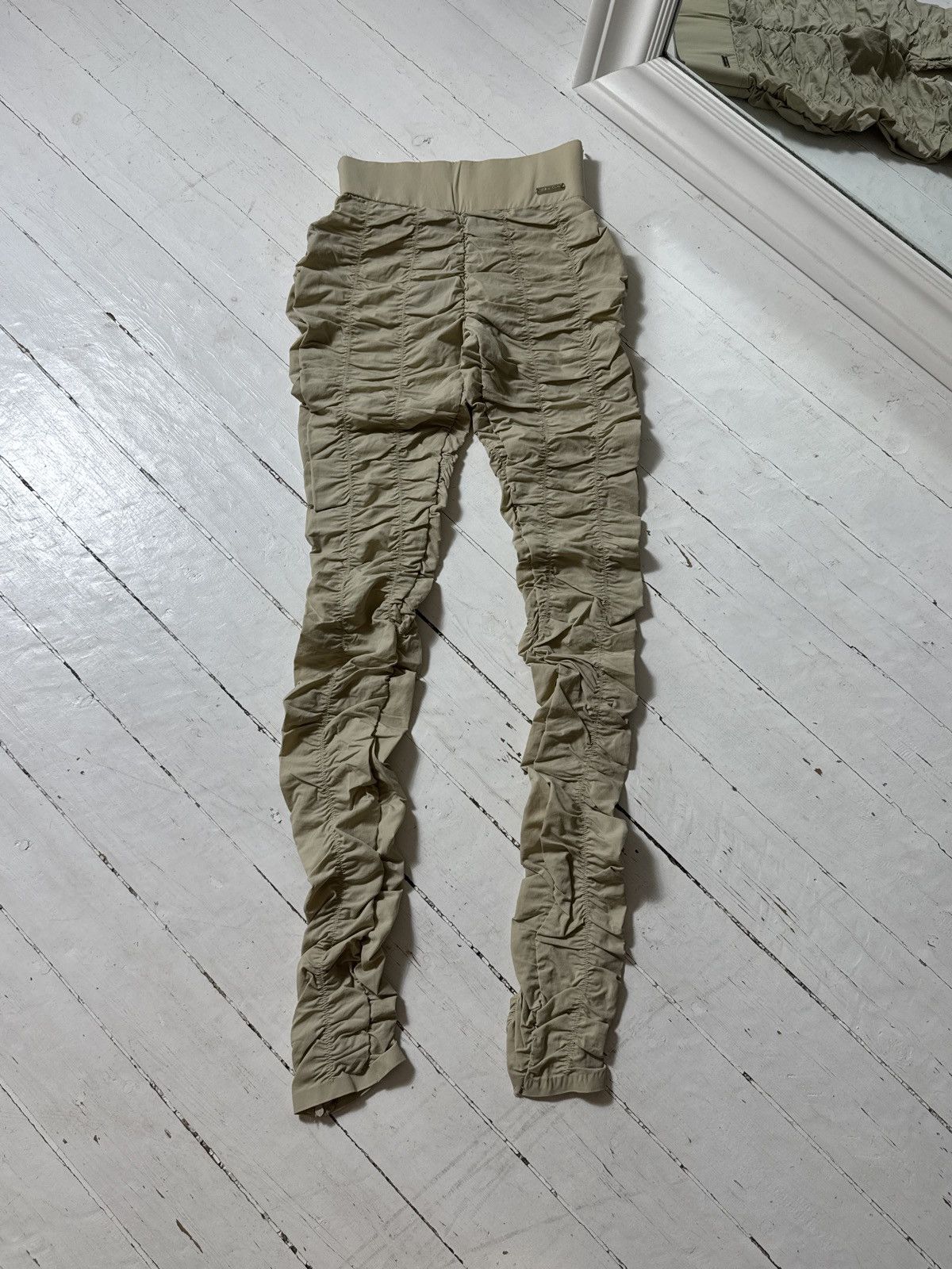 Maniere De Vior VINTAGE MANIERE DE VOIR AVANT GARDE DRAPERY SKINNY PANTS Size 28" / US 6 / IT 42 - 3 Thumbnail